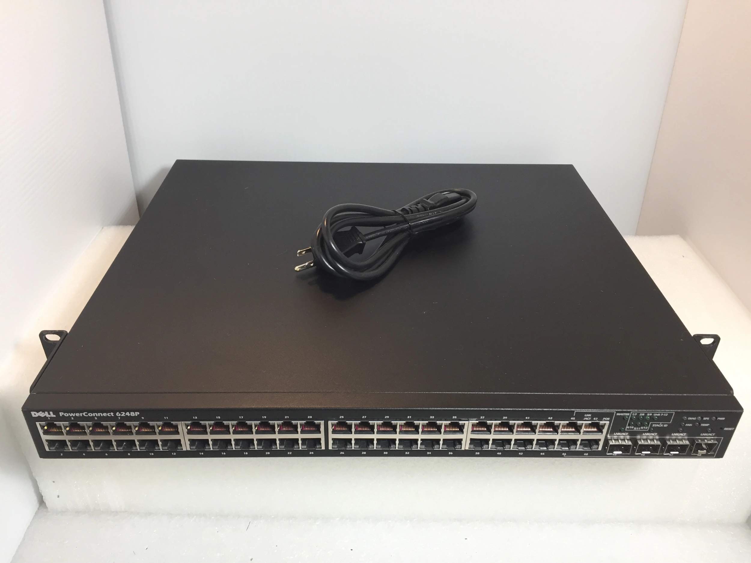 Dell PowerConnect 6248P 48P GbE PoE 4P SFP Switch PC6248P (Renewed)
