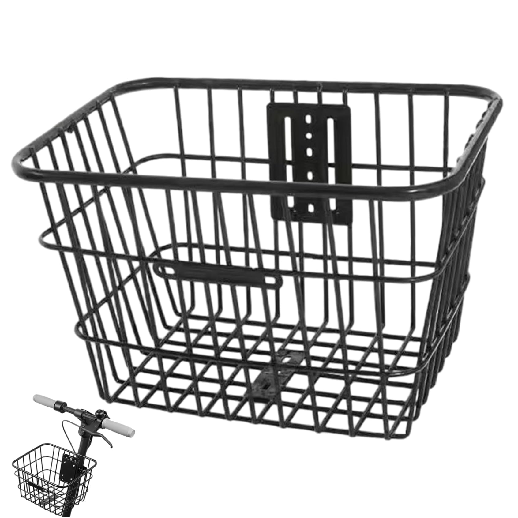 Panier de vélo, Avant/arrière Panier de vélos en métal en métal Lourd
