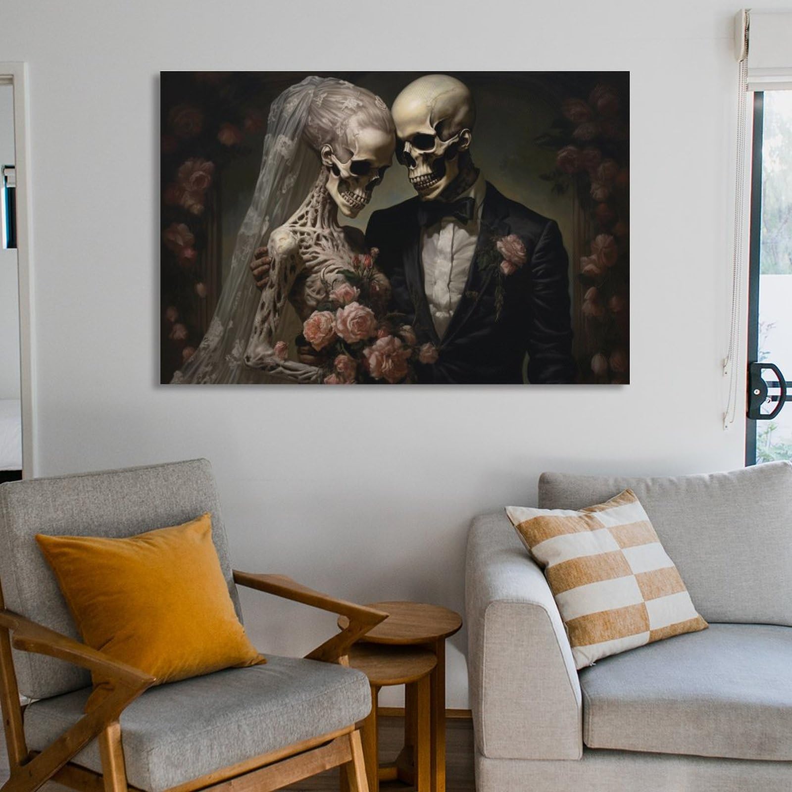 Poster Metallico Vintage Con Scheletro – Decorazione Da Parete Originale Per Bagno, Bar O Ufficio - 5