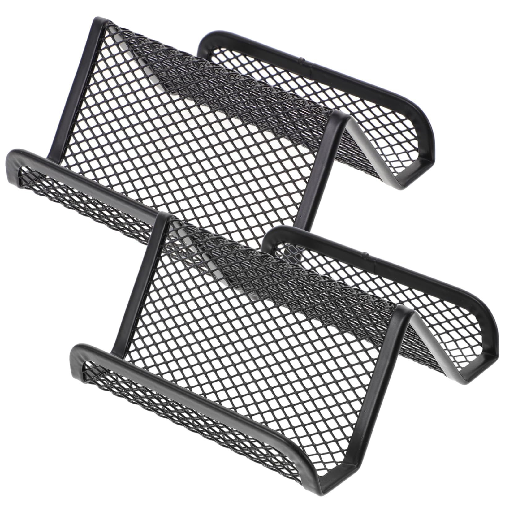 NUOBESTY 10pezzi Supporto Per Biglietti Da Visita Elegante Organizer Per Ufficio Stabile e Resistente Per Carte Da Visita e Appuntamenti Design Minimalista e Professionale