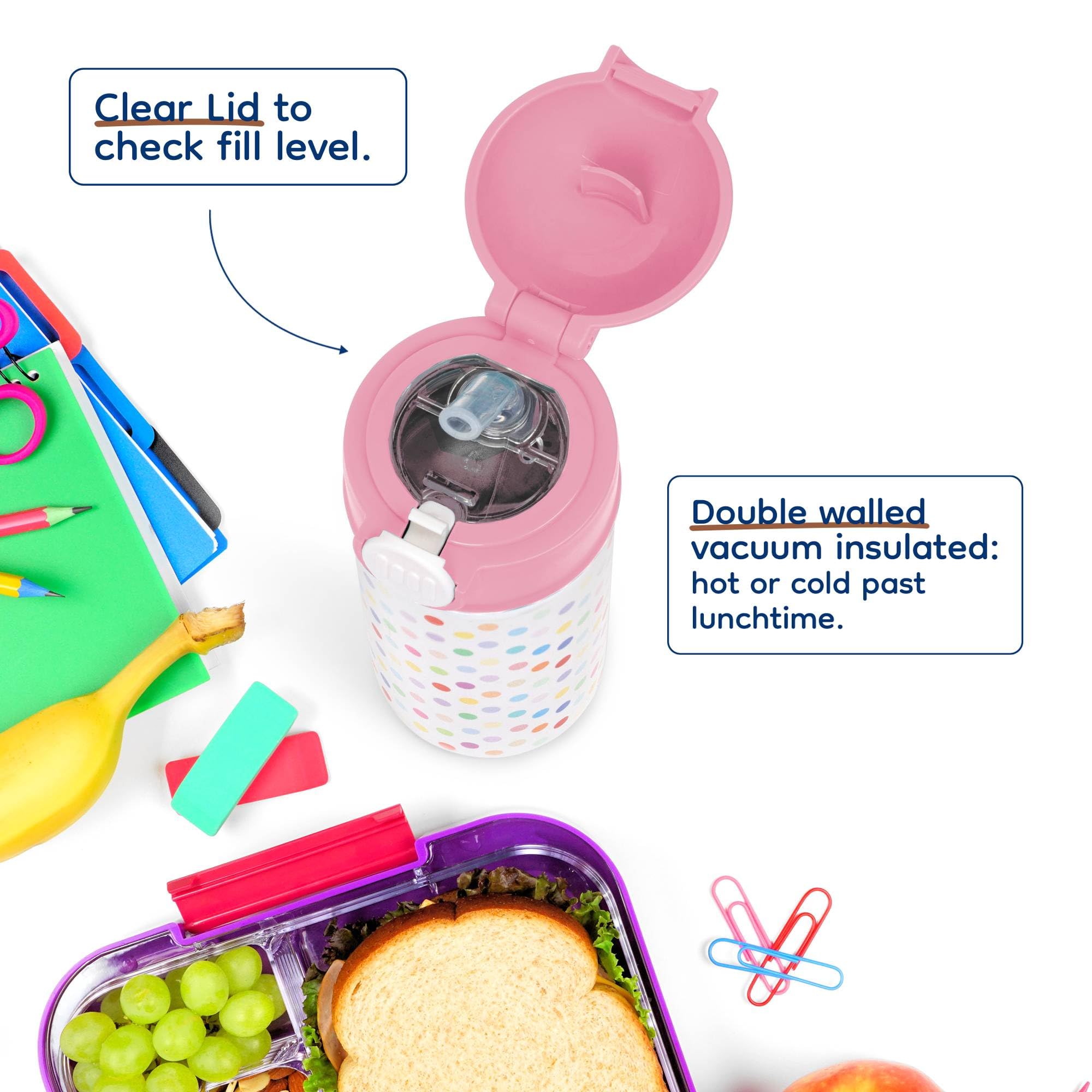 Sweet Fairy Tale Lover 12oz Kids Pink Bottle – “You're Dazzle!” – Birthday Party, Playdates