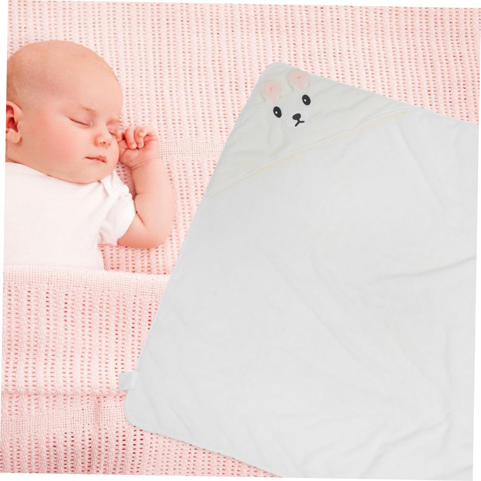 TOYANDONA 3stücke Hooded Towel Set Weiche Atmungsaktive Badetücher Mit Cartoon-Design Geeignet Für Neugeborene Bis Jahr Praktische Verwendung Als Waschlappen Und Decke Zufällige Farben
