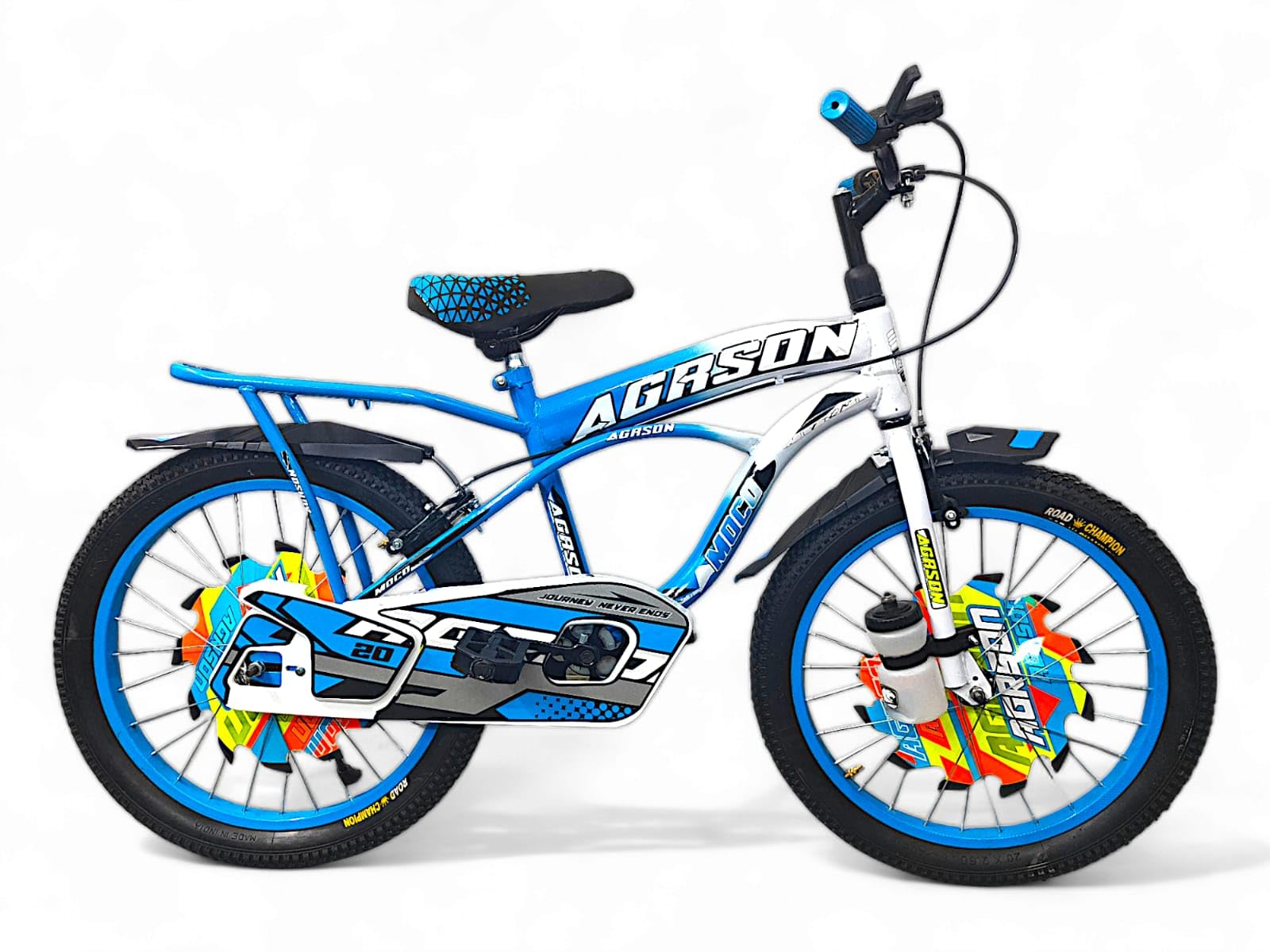 AGRSON 20T Kids Cycle with Steel Frame | Bicycle for Boys &Girls 5-8 Years | Wheel Size: 20 inches (Single Speed) | 85% Pre-Assembled | Blue (B0DGPNRPST) Amazon Price History, Amazon Price Tracker
