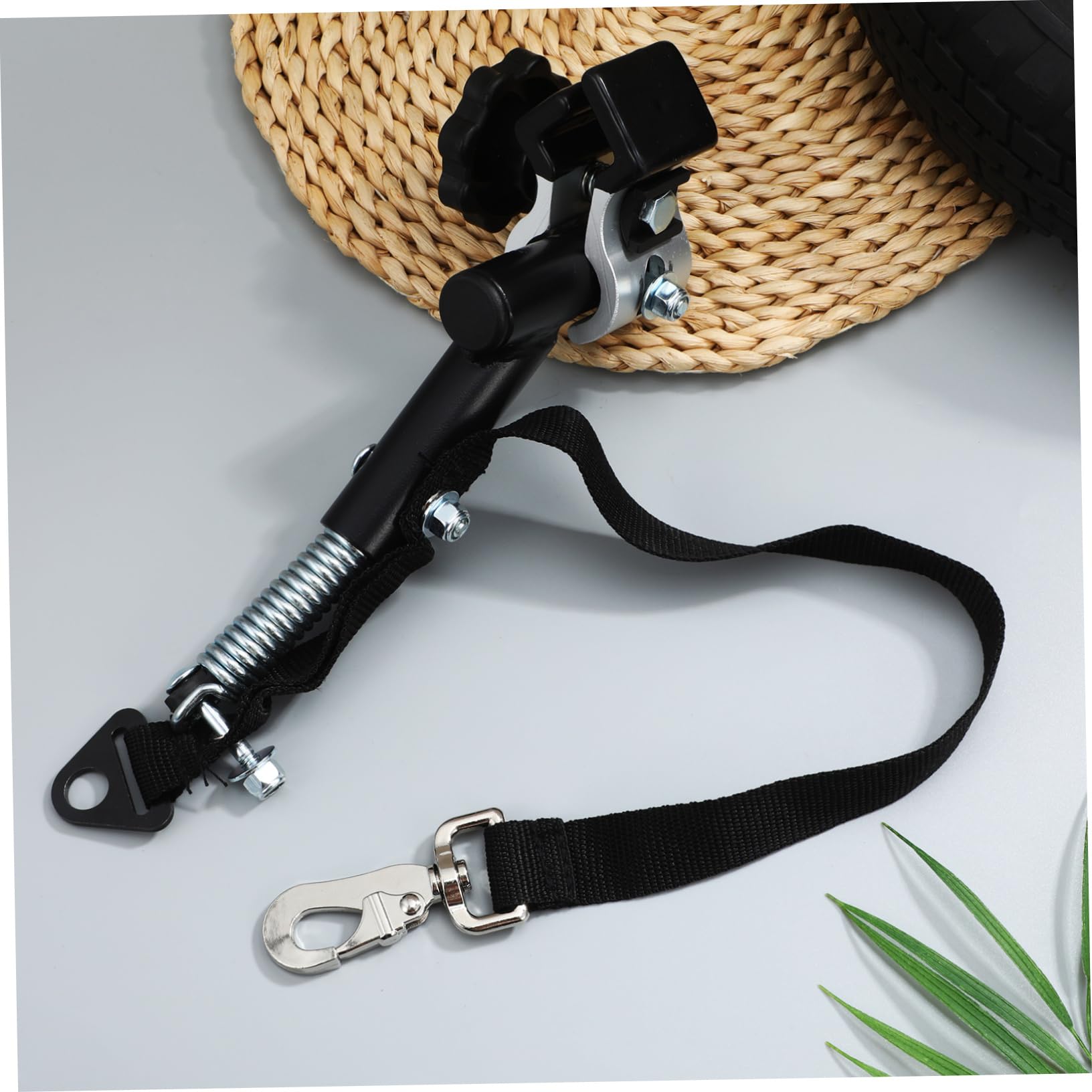 SUPVOX Bike Trailer Hitch in Steel With Nylon Strap, Universal Connector For Bicycle And E-Bike Towing