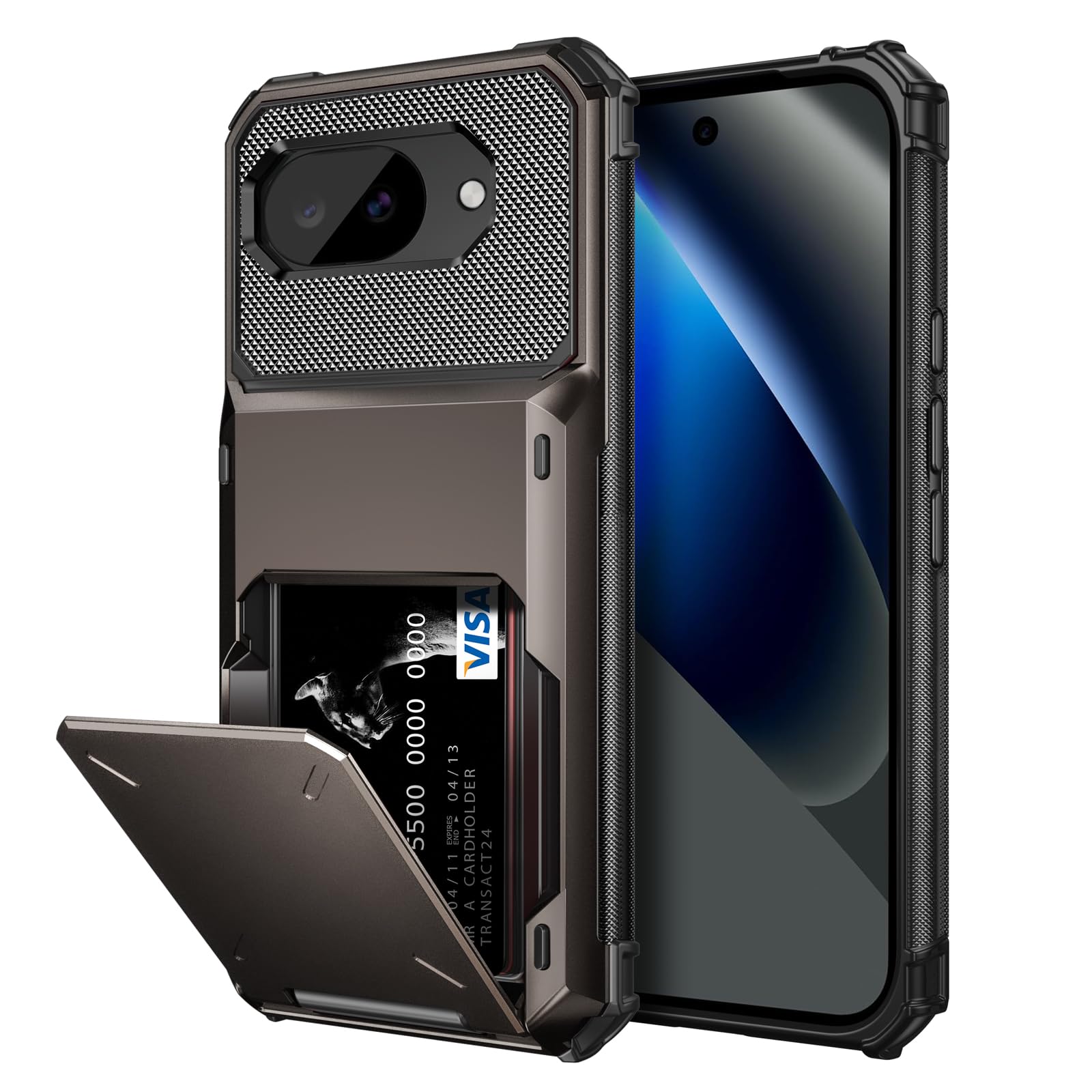 for Google Pixel 10a Case Wallet with Card Holder 4-Card Slots