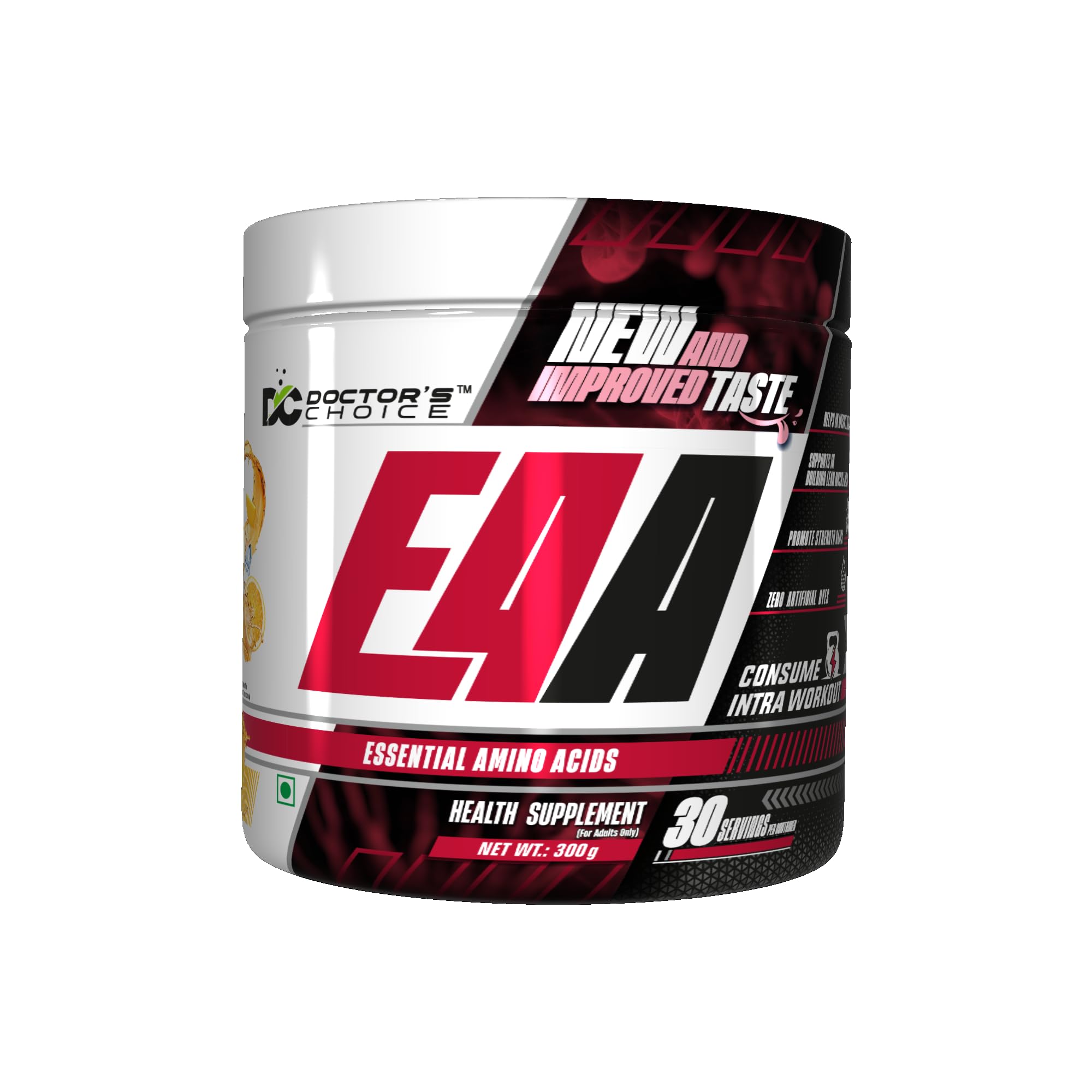 DC DOCTORS CHOICE EAA (Essential Amino Acids) BCAA Powder for Intra/Post Workout, Muscle Recovery,Increase Performance For Men & Women -30 Serving (300 gms) (Mango) (B07ZRRH1QN) Amazon Price History, Amazon Price Tracker