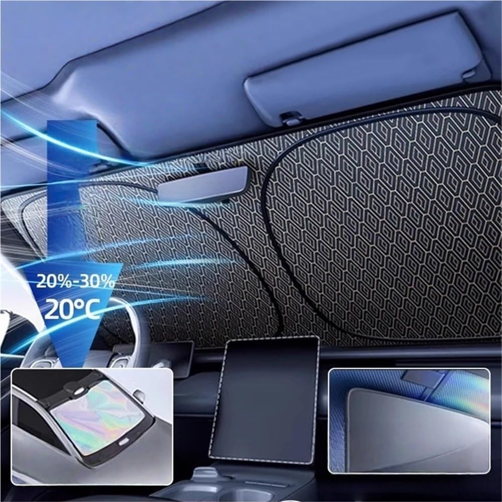 Copri Cruscotto Pannello Parasole Per Auto Parabrezza Pieghevole Protezione Per Finestrino Anteriore Per Isolamento Termico