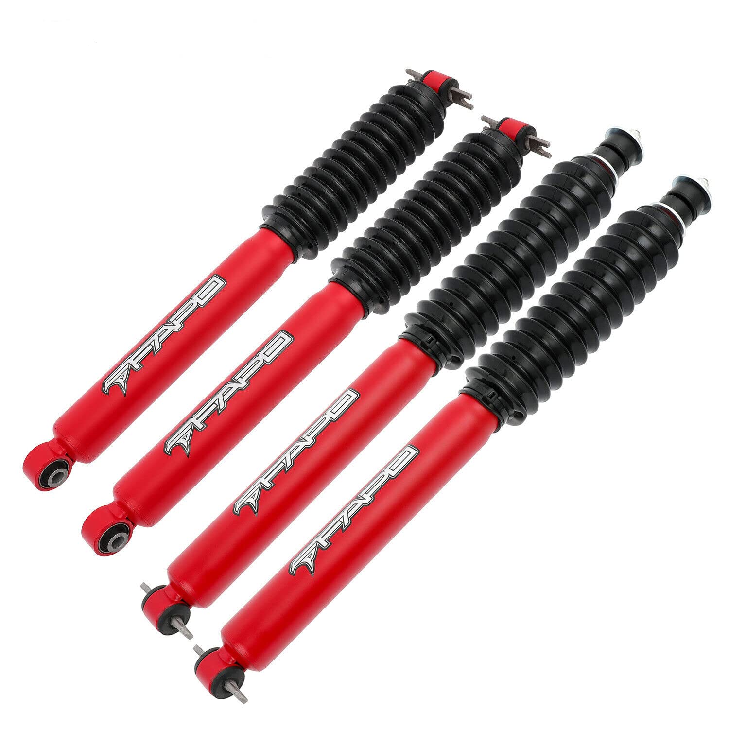 FAPO SHOCK Front and Rear Shock Absorbers P1 series Compatible With Jeep Wrangler TJ 1997-2006 3-4.5" Lift