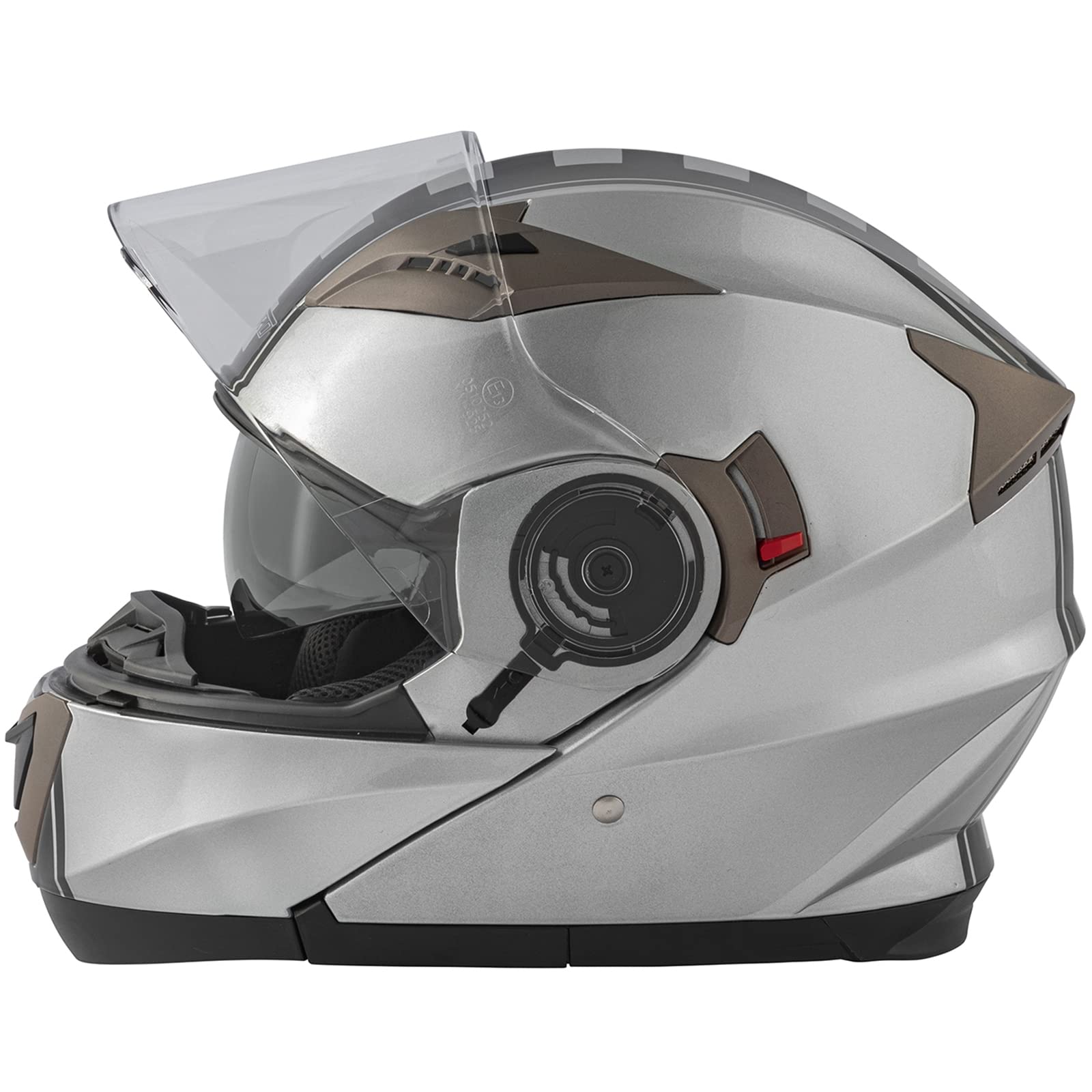 CGM 568A BER MONO CGM Modular Helm 568A BER MONO Weiß - Touring Helm Mit Doppelvisier | ECE 22.06 Modular Helm CGM