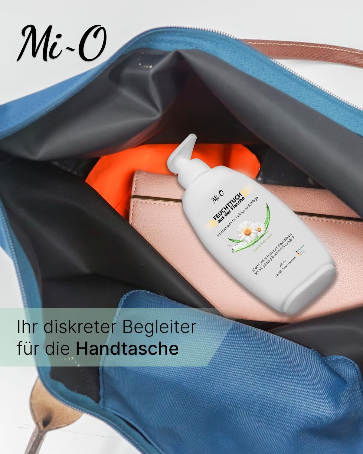 Foam Care Intimpflegeschaum 12x300 ml, 9600 Anwendungen | Intim-Pflegeschaum mit Aloe Vera, frei von Duftstoffen, für ca. 9.600 Anwendungen im Mini Fix System