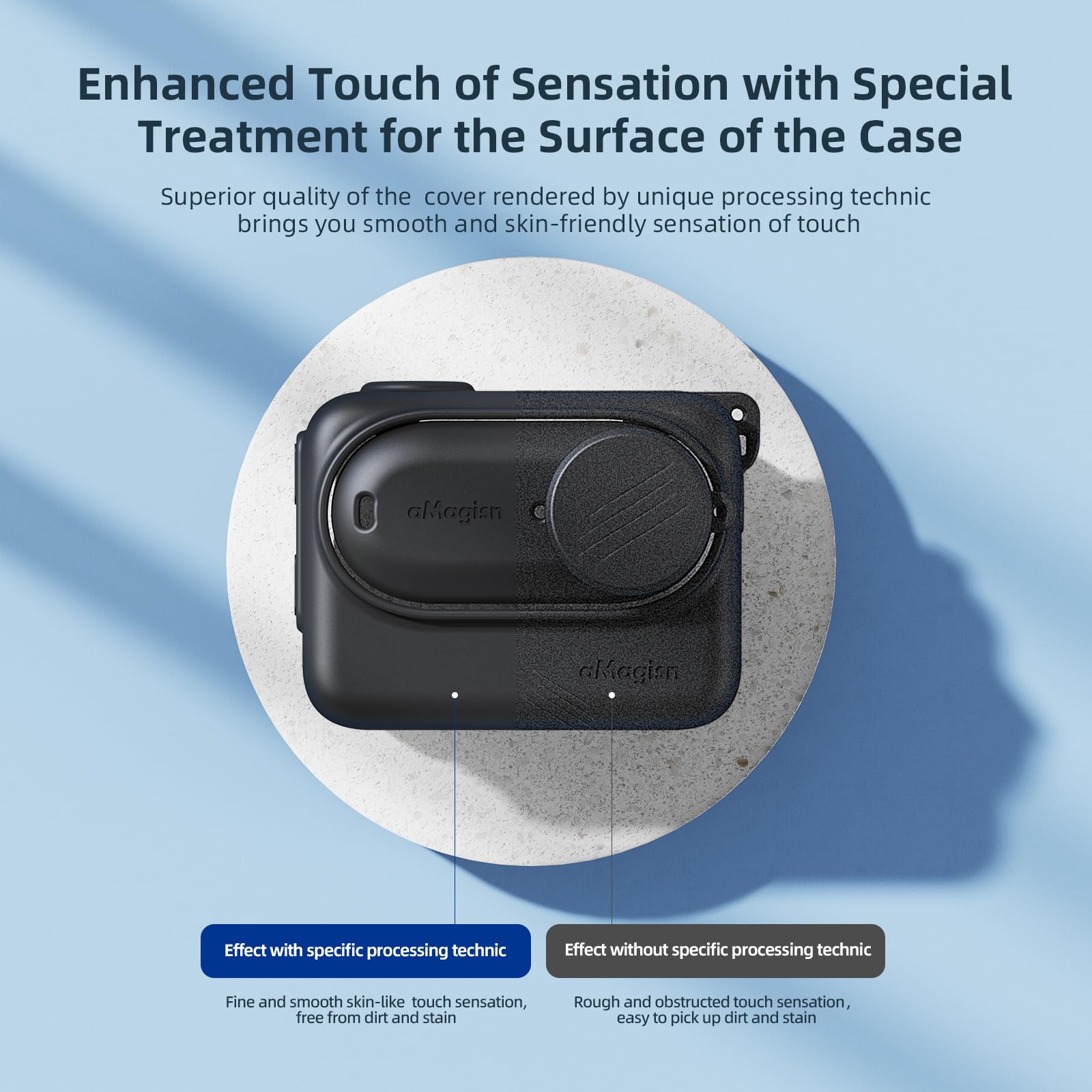 Insta360 Go Ultra Silicone Cover Set With Lens Cap - Anti-Scratch Protection Case