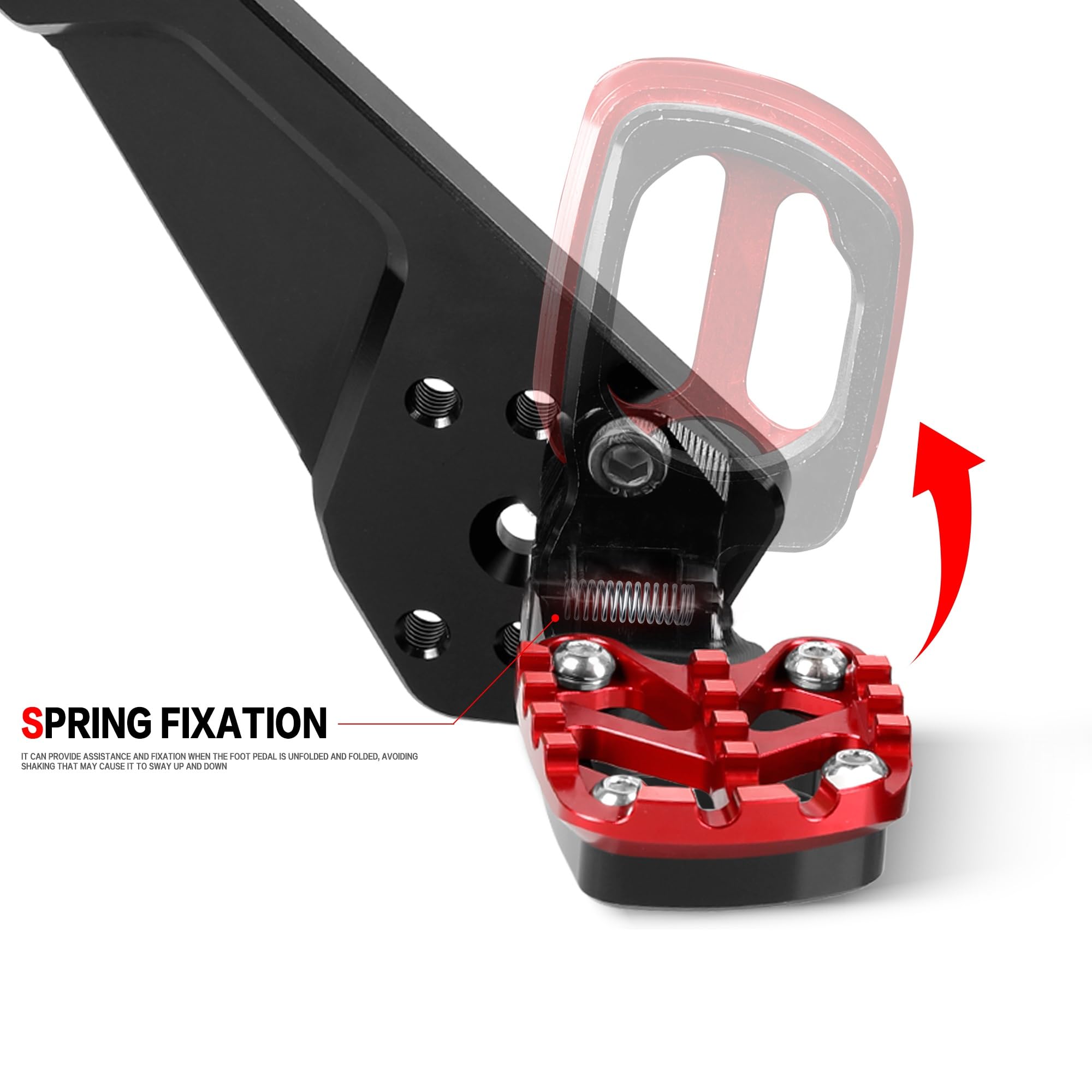 Per XADV X-ADV 750 XADV750 X-ADV750 2021-2025 Moto Pieghevole Posteriore Resto Del Piede Pedale Pioli Poggiapiedi Passeggero Pedane