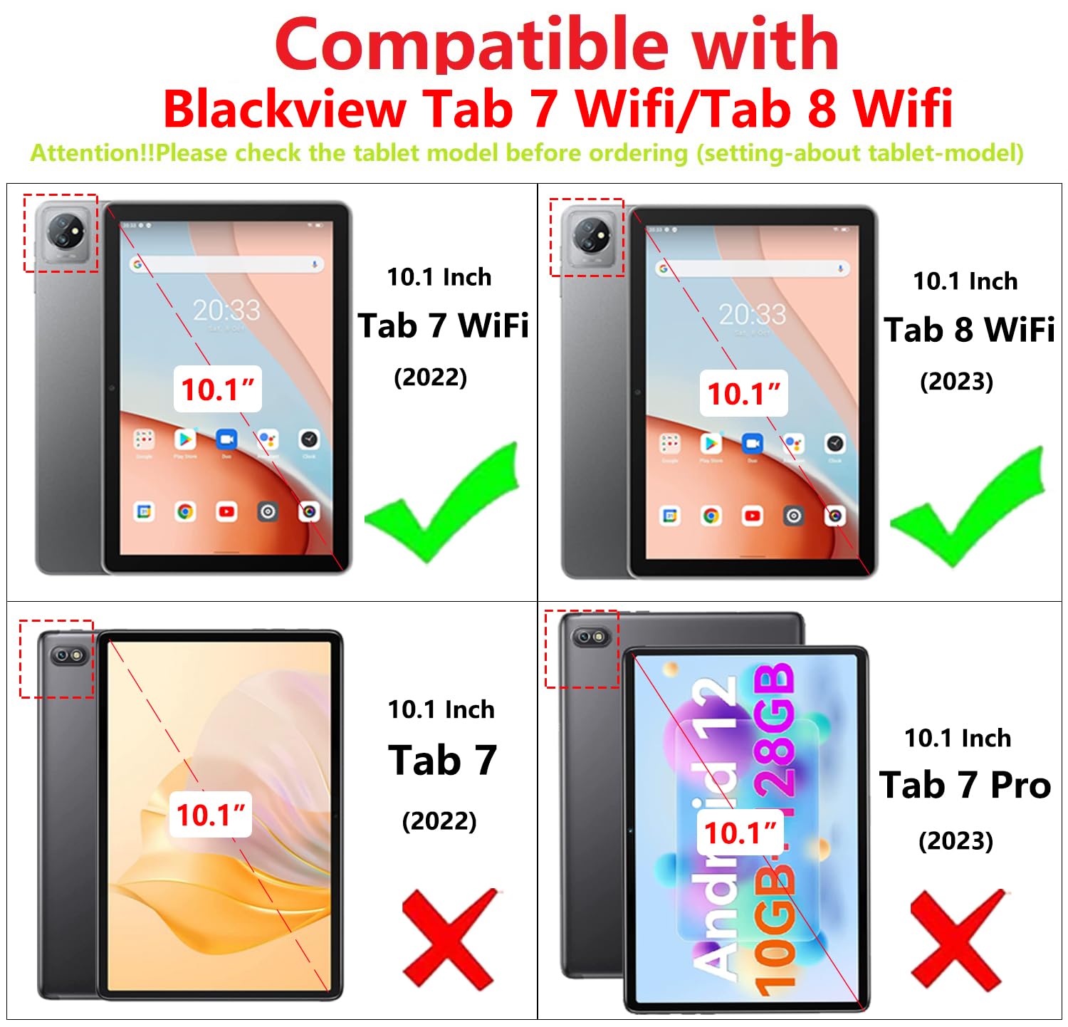 Custodia JRTAL In Pelle PU Per Blackview Tab11 WiFi 2023 – Cover Pieghevole Con Supporto E Portapenna, Colore Galaxy
