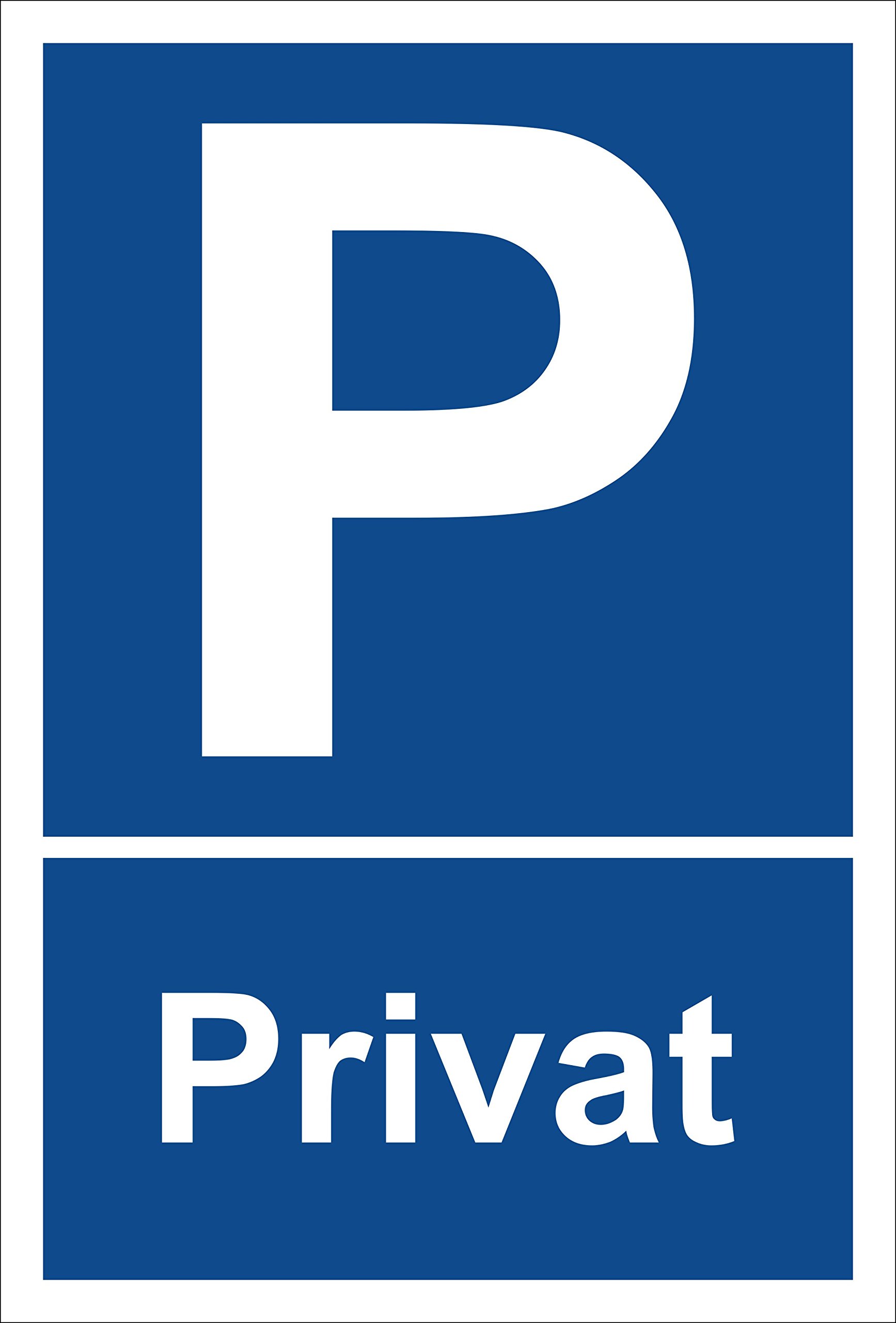 CARTELLO PARCHEGGIO PRIVATO 20x30 cm Cartellonistica (Pz.10