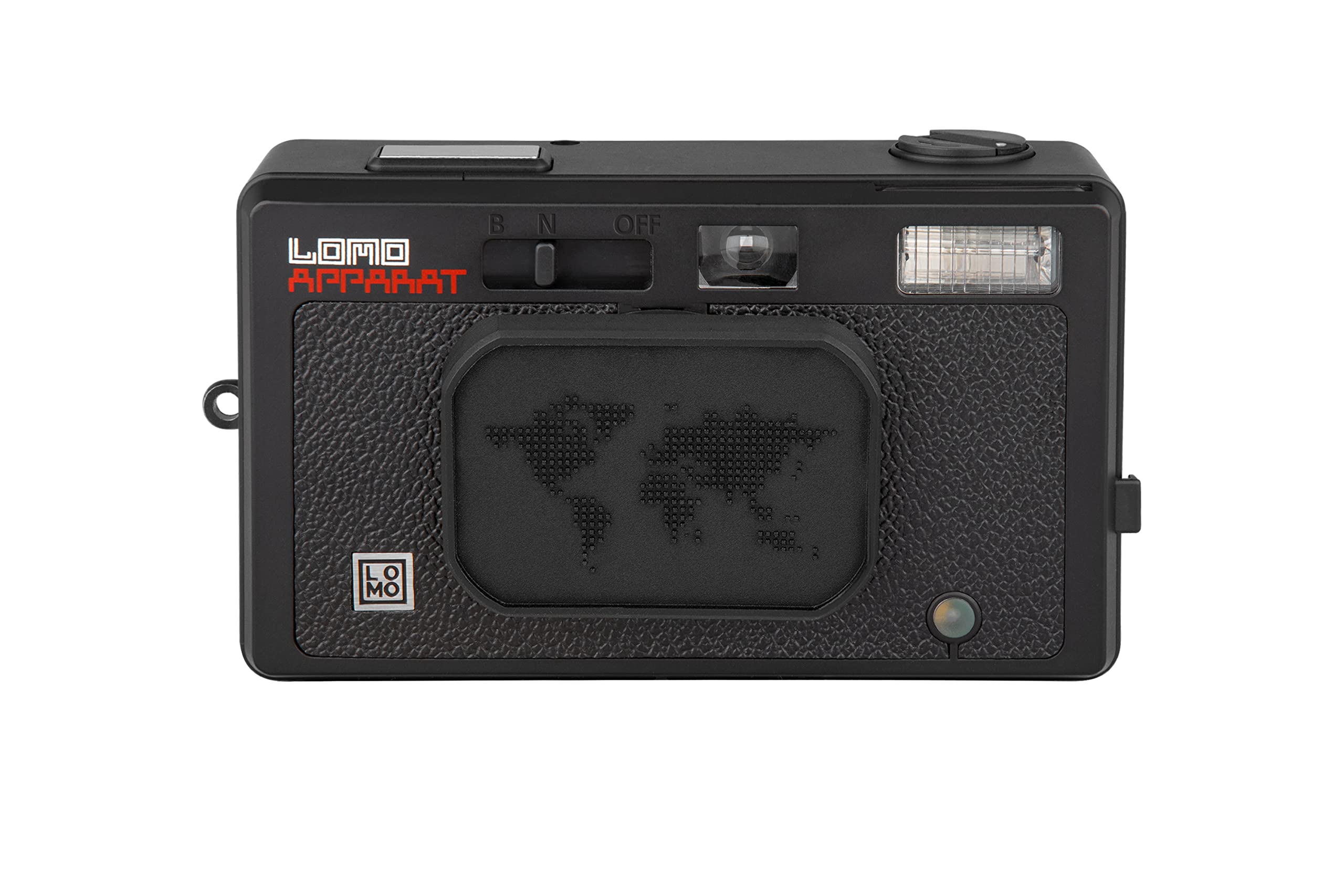 Lomography LomoApparat Weitwinkel-35-mm-Filmkamera, integrierter Blitz- und Farbfilter, Kaleidoskop-Objektiv, Nahaufnahmeobjektiv, Splitzer, Mehrfachbelichtung, Langzeitbelichtung