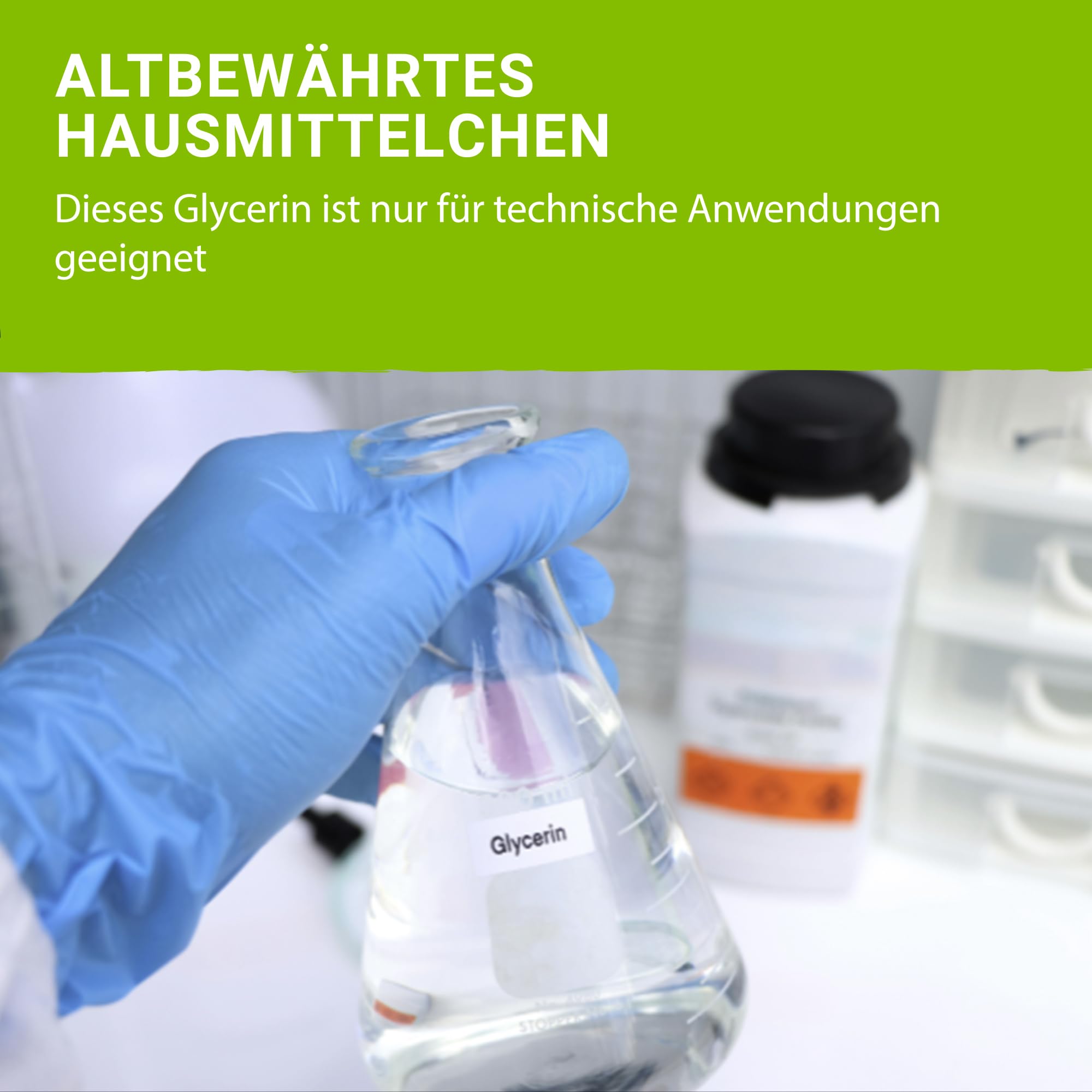 DC DruckChemie GmbH Glycerin 86%, 20kg, technische Qualität - Ideal als Frostschutzmittel, Schmiermittel & Weichmacher - Geeignet für Privathaushalte