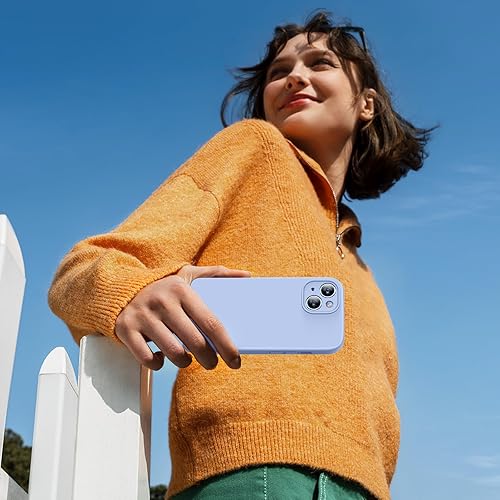 Miniatura 1197 de Miracase - Funda diseñada para iPhone 11 con protector de pantalla, funda de goma de silicona líquida, protección total contra caídas y a prueba