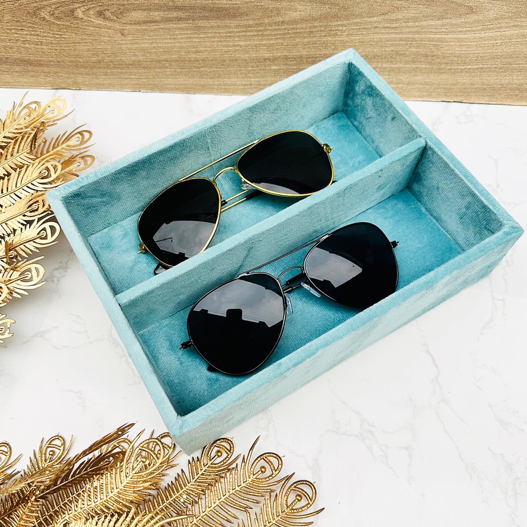 La Trove Luxury Sunglass Organizer Tray Storage Display for Sunglass, Goggle, Shade and other Accessories (2 Slot) (B0CPBY3679) Amazon Price History, Amazon Price Tracker