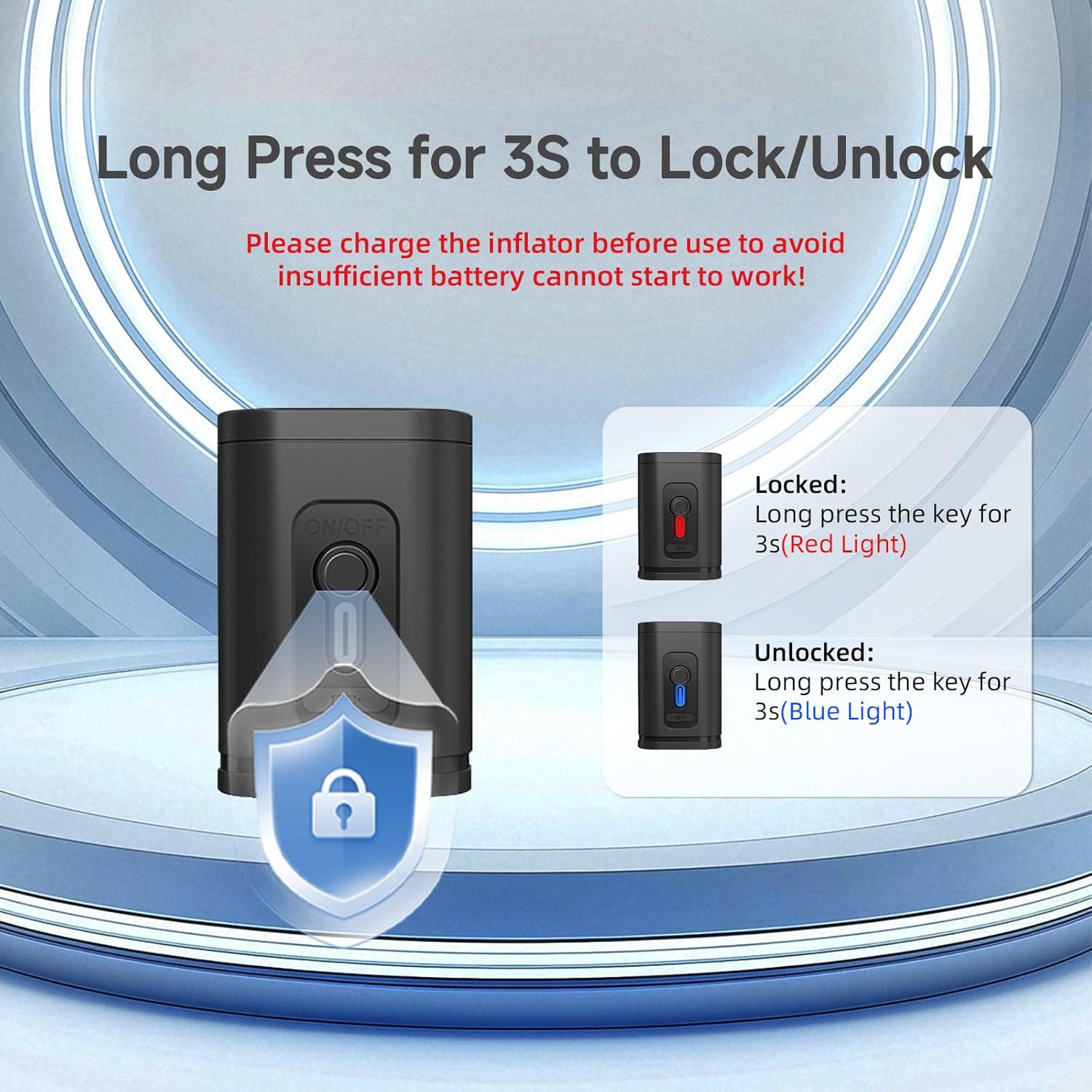 Mini Portable Electric Air Pump for Inflatables-5 Universal Nozzles,Rechargeable Inflator-Fast Inflate/Deflate Pool Floats/Sleeping Pad/Air Mattress Bed/Camping Gear/Travel & Home Storage Vacuum Bags - Image 2