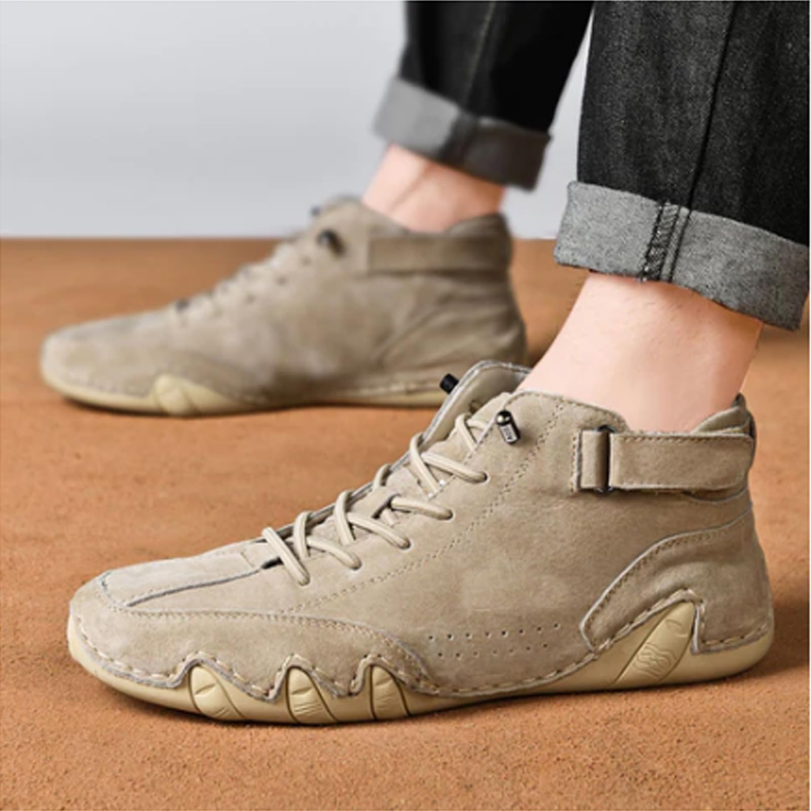 Nevova Zapatos ortopédicos de invierno impermeables para hombre, apoyo del arco del pie