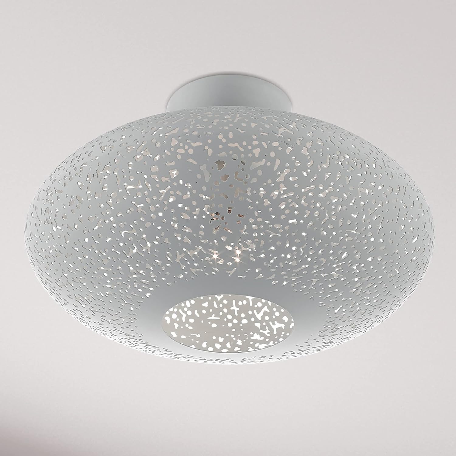 Livex Lighting 49183-07 1 Light Bronze Semi Flush Mount