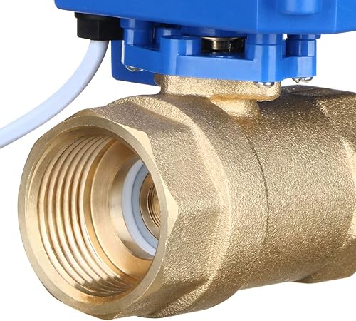 Miniatura 44 de U.S. Solid Válvula de bola motorizada - Válvula de bola eléctrica de latón de 1/2", puerto completo, 9-24V AC/DC y configuración de ruptura positiva