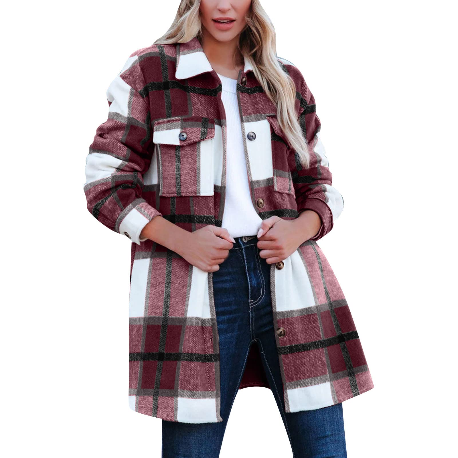 GenericTransition Jacket Women's Waterproof Winter Jacket Long Sleeve Hooded Quilted Jacket Lightweight Packable Down Jacket Windproof Running Jacket Slim Fit Short Jacket Plain Elegant Sweat Jacket