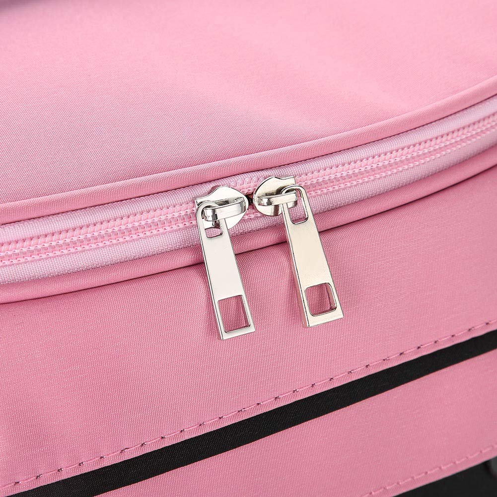 Pro Hairdressing Hair Equipment Salon Tool - Borsa da viaggio per parrucchiere, borsa per attrezzi (rosa)