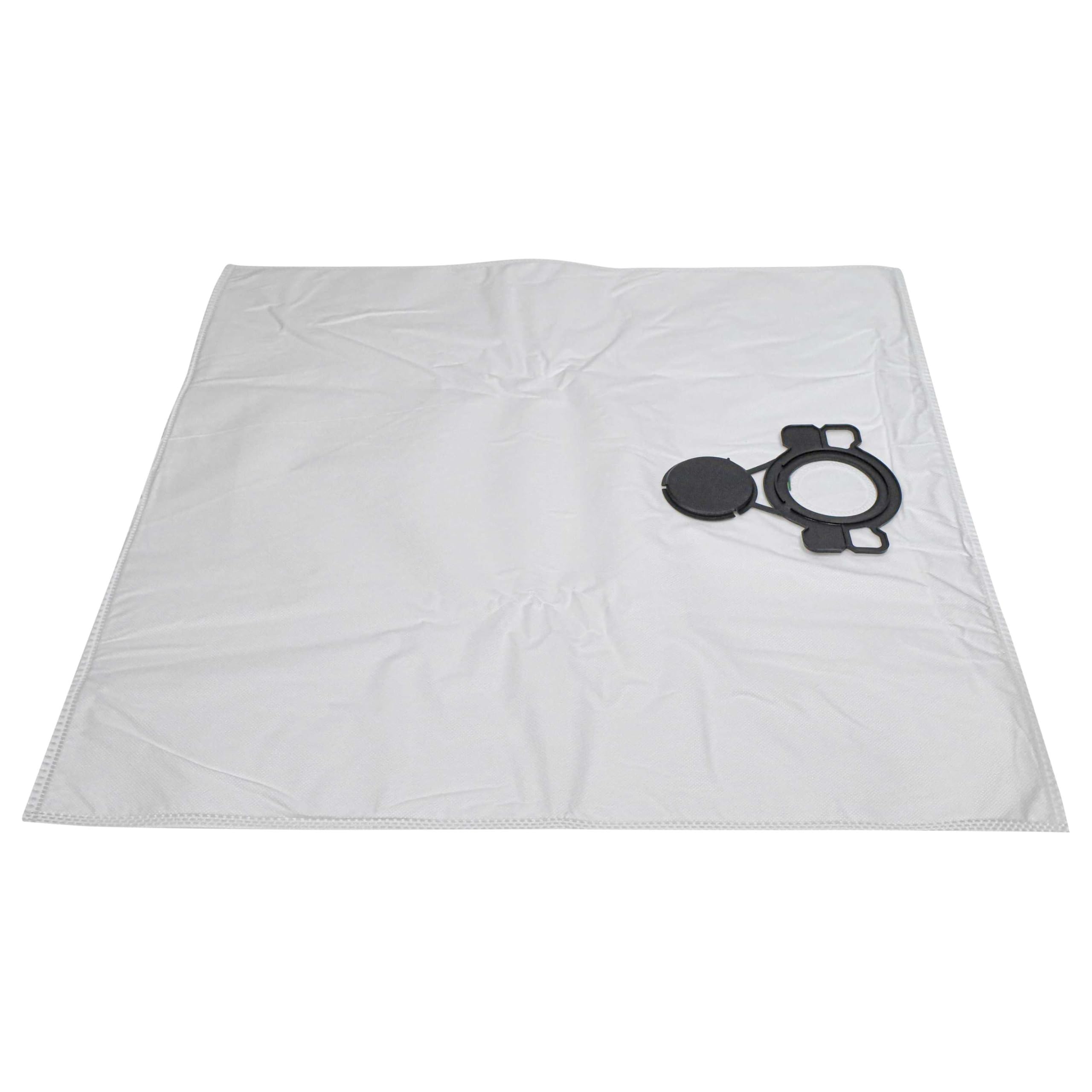 vhbw 50 x worek do odkurzacza kompatybilny z odkurzaczem Nilfisk Attix 50-01 PC, 5, 40-21 PC Inox, 40/50, 40-01 PC INOX EU – 36 cm x 26 cm, biały