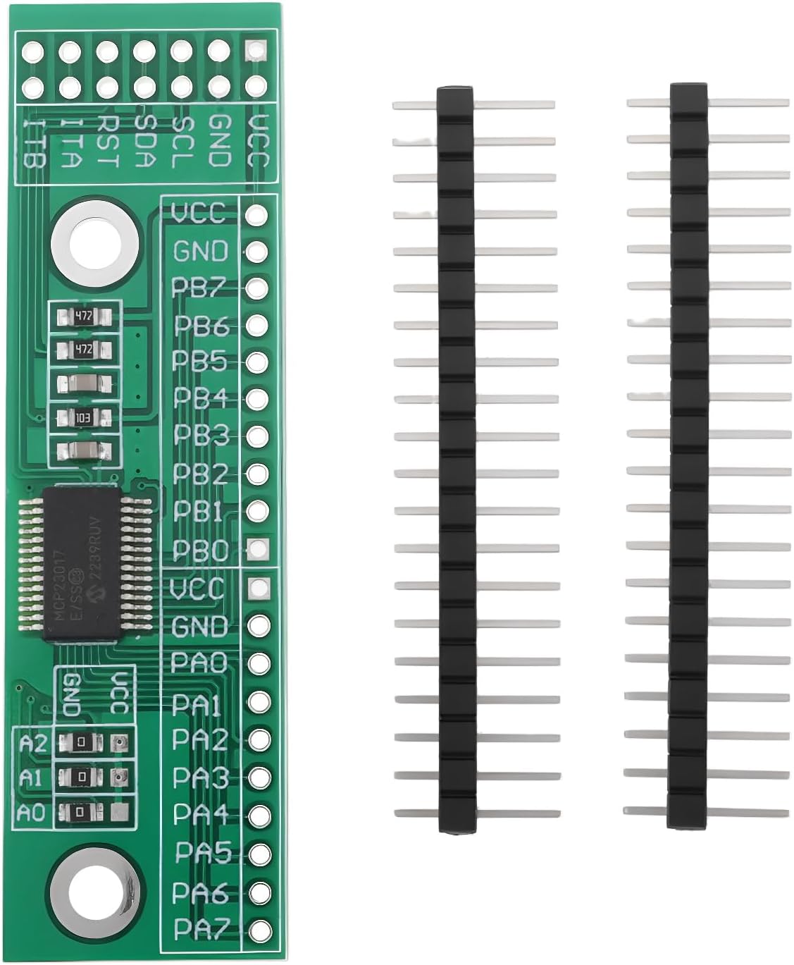 Create idea 16-ch IO Expansion Pin Module Board I2C Interface IIC Input Output MCP23017-E/SS for Computer Game Console