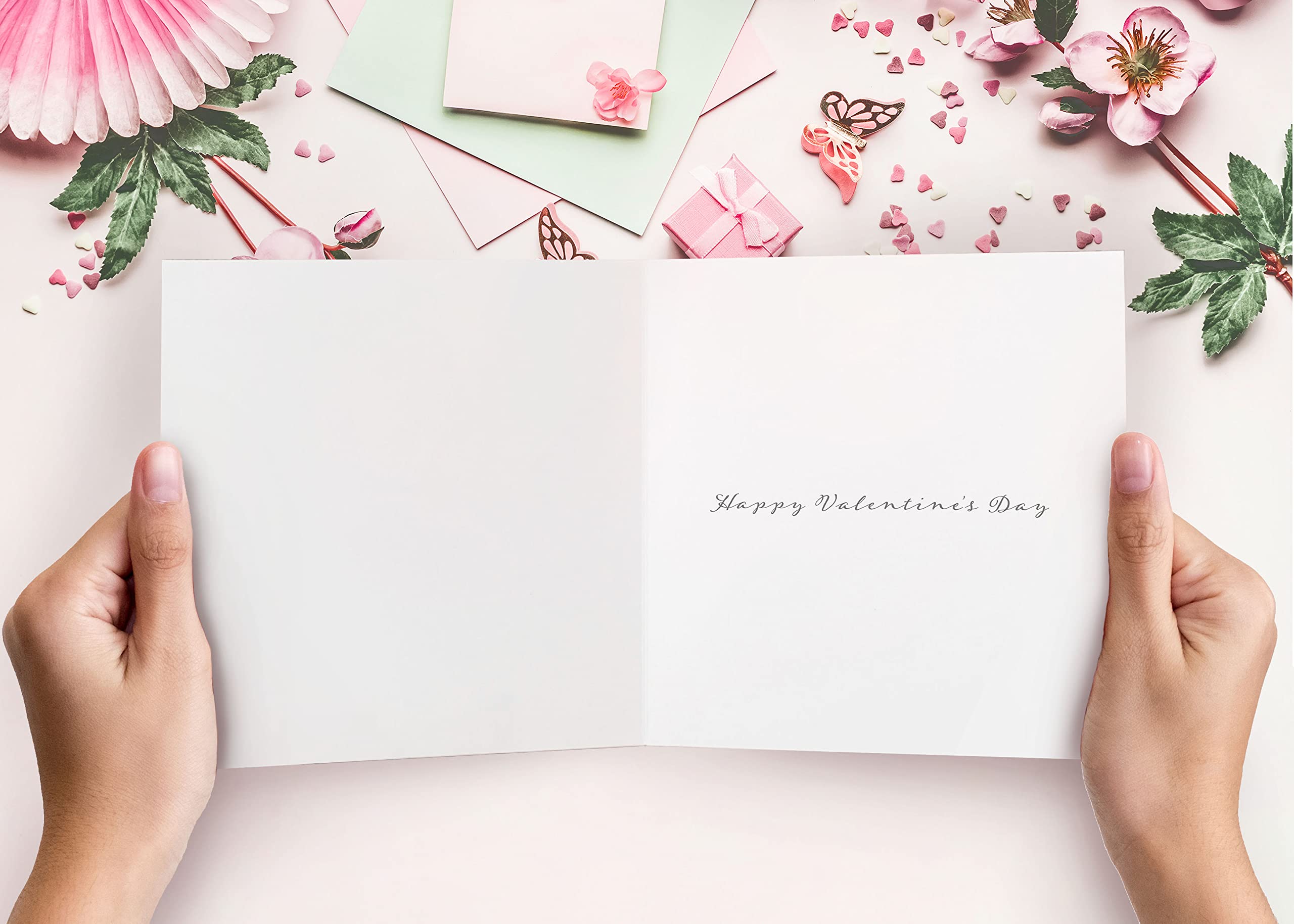 Biglietto D'Auguri San Valentino Con Volpe E Cuore | Con Busta Rossa, Scrivi Tu Il Messaggio