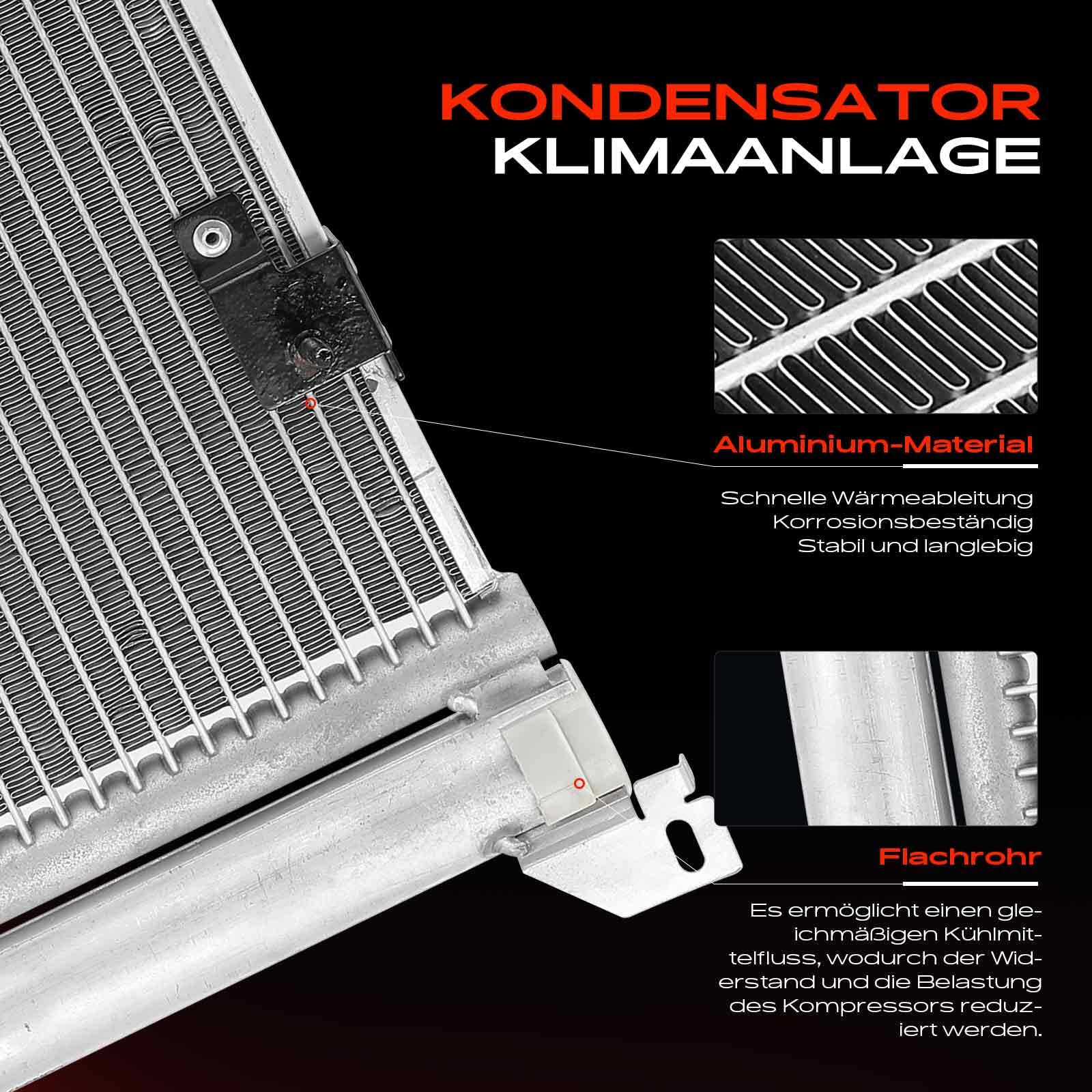 Frankberg 1x Klimakompressor Klimaanlage Kompatibel mit Astra H A04 L48 1.2L-1.9L 2004-2014 Astra H Caravan L35 1.2L-1.9L 2005-2014 Zafira/Zafira Family B A05 2005-2015