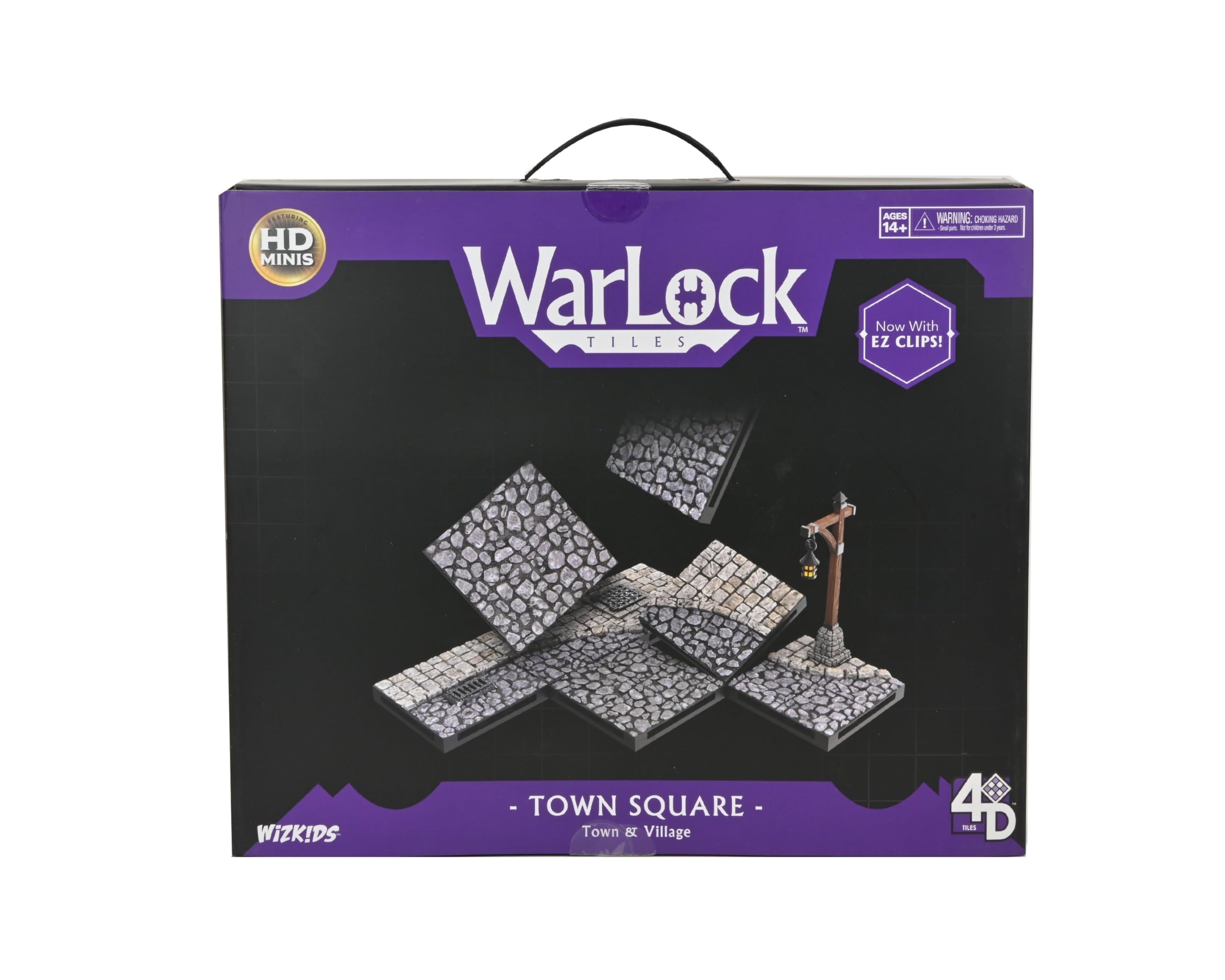 Wiz Kids LLC, Warlock Tiles: Town & Village-Town Square, Accessory, Ages 14+