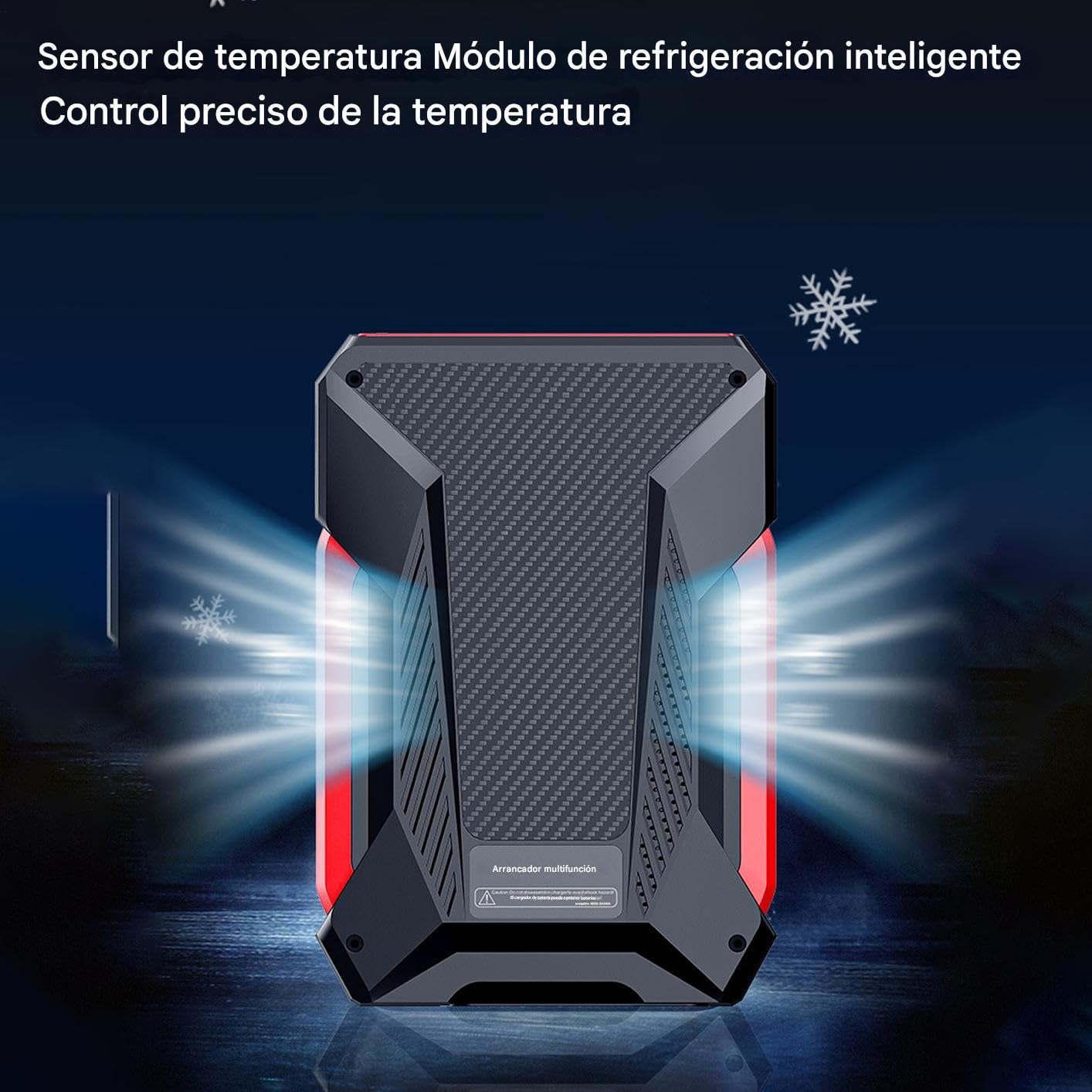 Arrancador de Batería de Coche Cargador para Baterías de Coche y Pack de | Accesorios Multifunción Duraderos para Inflar Neumáticos