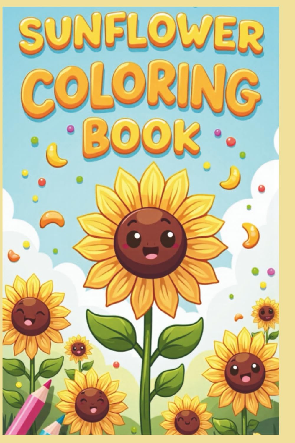 Sunflower Coloring Book