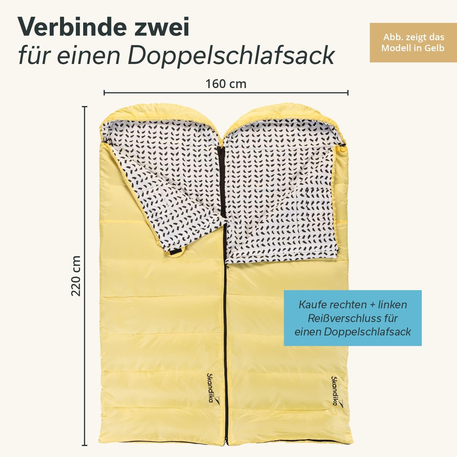 Skandika Iceland śpiwór jednoosobowy | z podszewką z polibawełny dla dorosłych, do -5°C, 220 x 80 cm, zimowy kemping