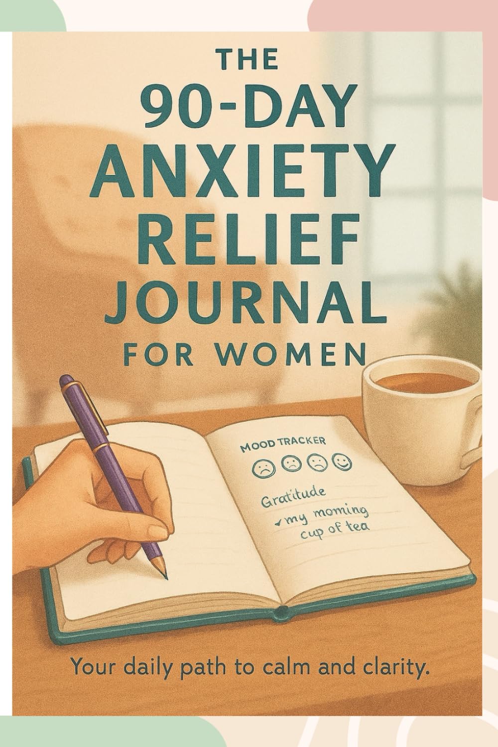 The 90-Day Anxiety Relief Journal for Women: A Guided Path to Calm, Clarity, and Confidence with Daily Prompts & Reflections