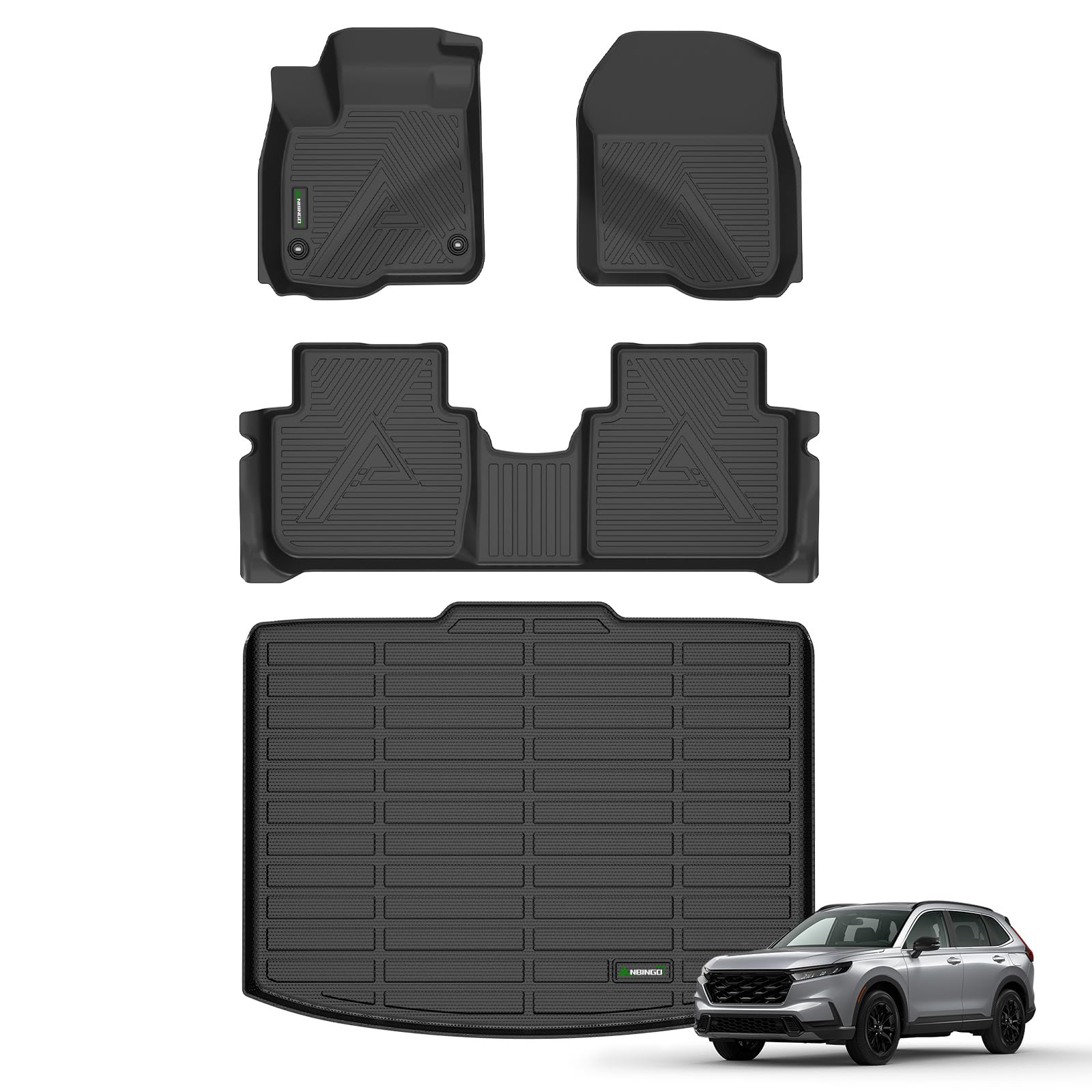 Photo 1 of ANBINGO®- All Weather Floor Mats & Cargo Liner(Non Hybrid) Set for Honda CRV 2023 2024 TPE Car Floor Liners Waterproof CR-V Full Set CR-V 2023 2024 Mats Set (Non hybrid)