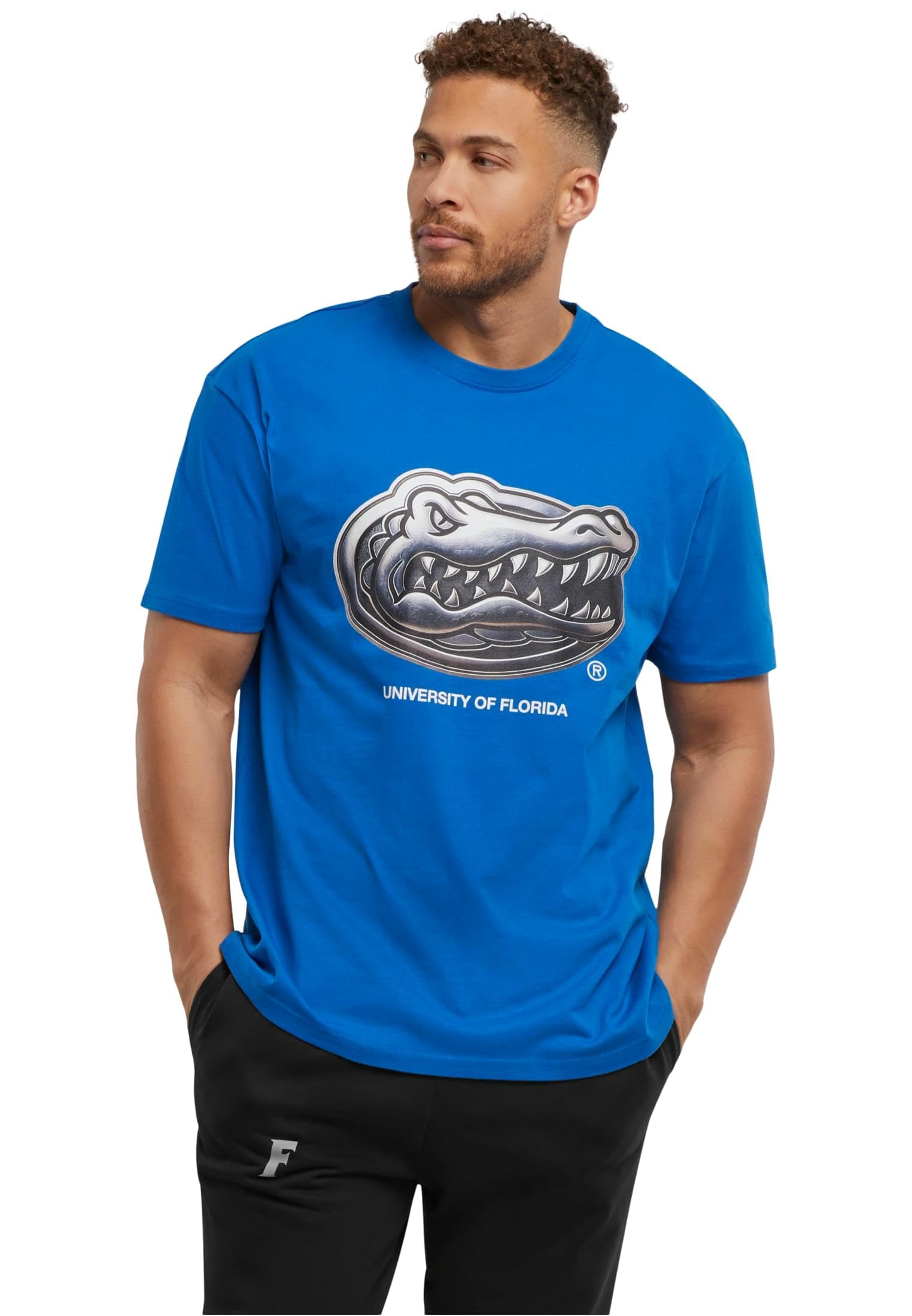 Mister Tee Men's T-Shirt 100% Cotton Cobalt Blue L, Cobalt Blue, L