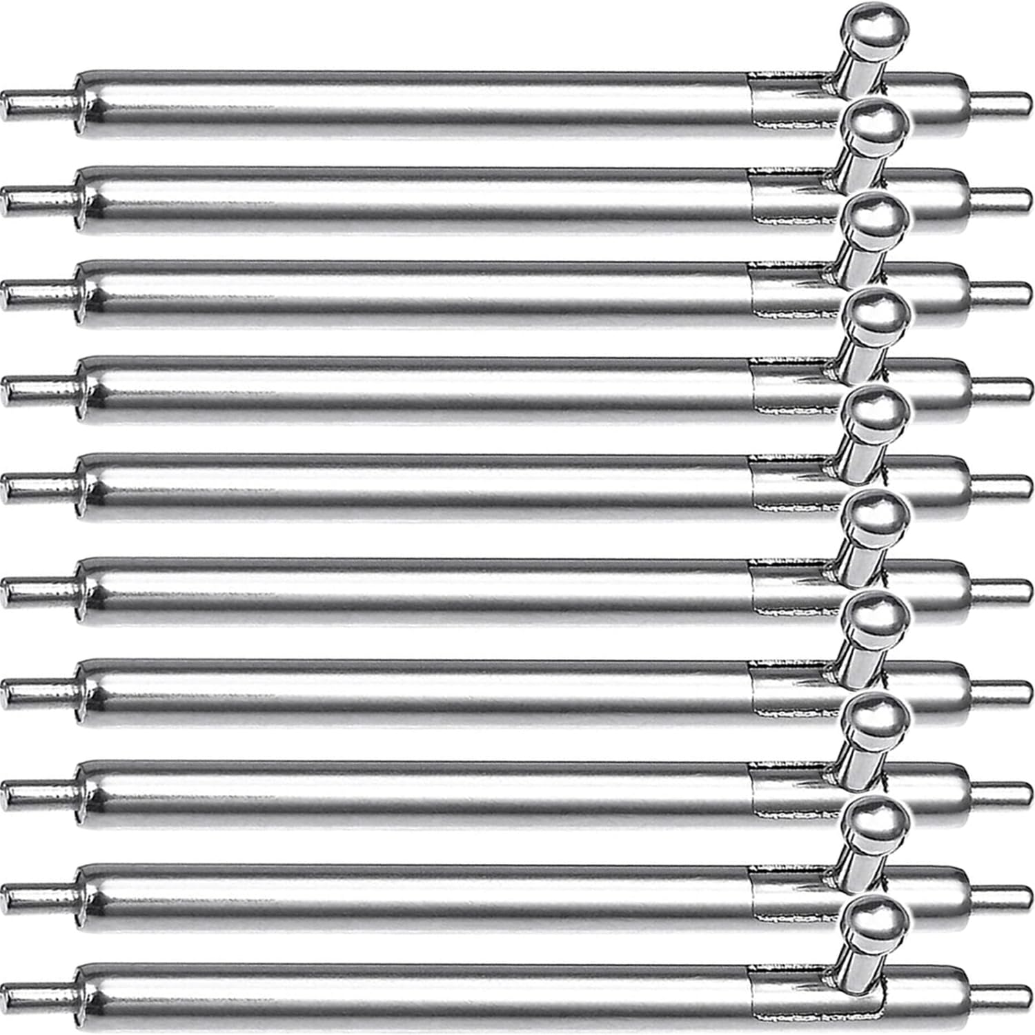 TICFROG 10pcs Quick Release Spring Bars 20mm 1.5mm Diameter Stainless Steel Watch Pins for 20mm Watch Band Strap