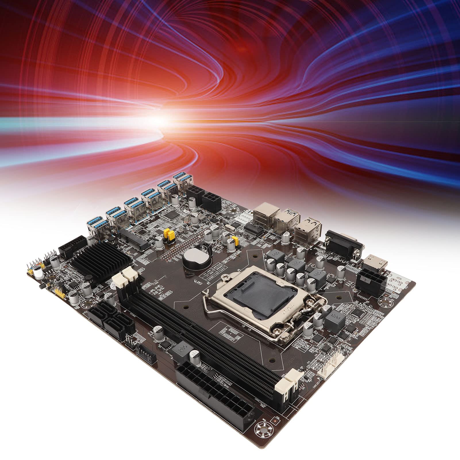Płyta Główna do Gier, Mining Mainboard, Płyta Główna Komputera DDR3, 12 Interfejs USB 3.0, Interfejs Multimedialny HD Podwójne Wyjście Płyty Głównej do Komputerów Stacjonarnych