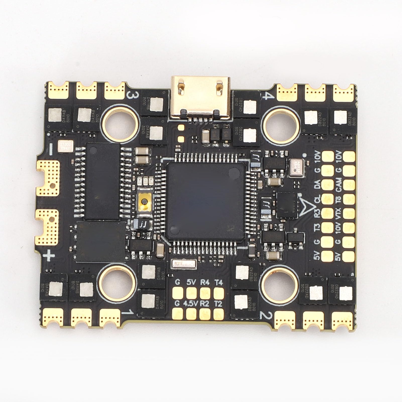 STM32F722RET6 Kontroler Lotu AIO, Lekki 50A 4 w 1 ESC z OSD i Barometrem dla Dronów Wyścigowych FPV