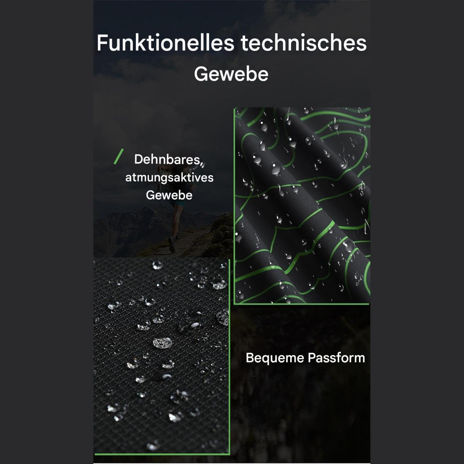 Generisch Gamaschen Für Trailrunning, Sanddichte Und Verstellbare Kurz Gamaschen Trailrunning Schuhe Wasserdicht Knöchelgamaschen, Trail Low Gaiters Für Wanderstiefel Camping Bergsteigen