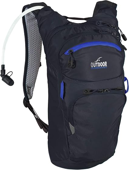 Amazon.com: Outdoor Revolution 16L Mochila de hidratación – Daypack con  vejiga de agua de 3L, reflectores de seguridad y clips frontales – Mochila  de agua acolchada transpirable para ciclismo, senderismo, correr, ciclismo,