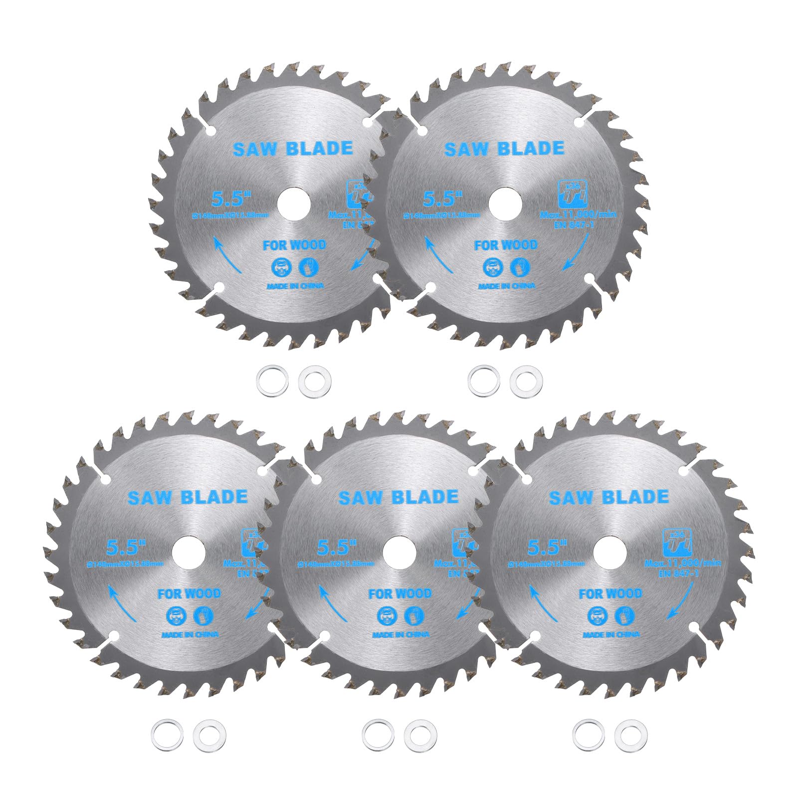 Kozelo 5pcs Circular Saw Blade