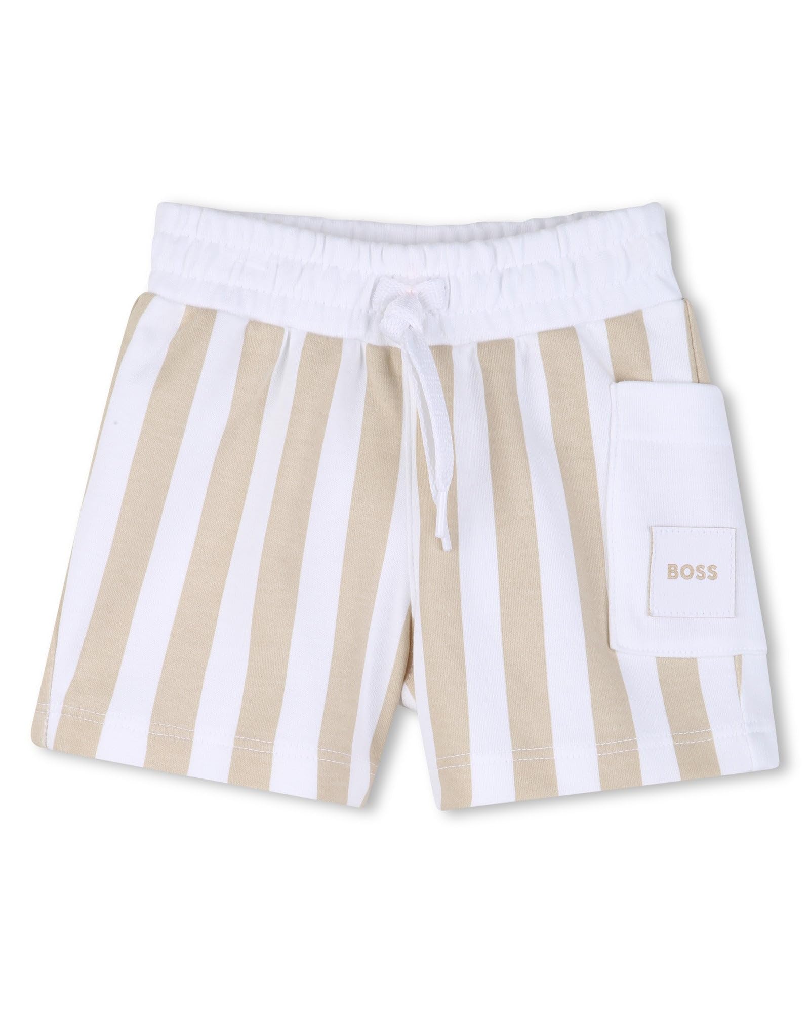 BOSS T-Shirt + Shorts Baby Jungen, Grau