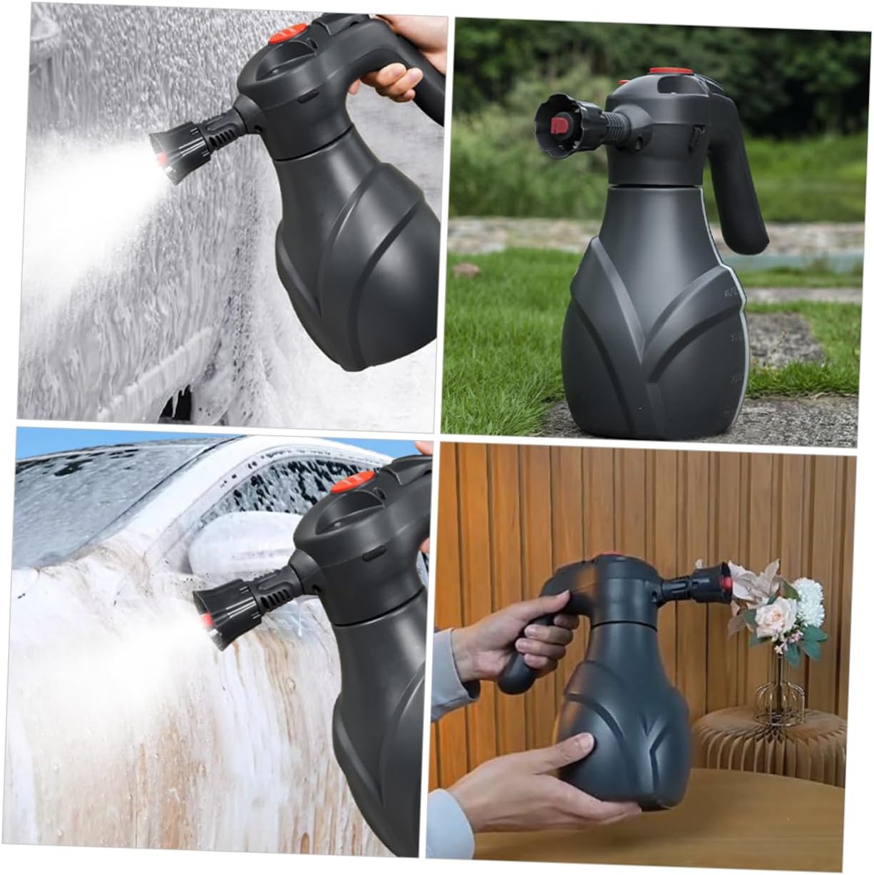 Cabilock High Pressure Car Wash Sprayer Foam Sprayer for Car Cleaning Rechargeable