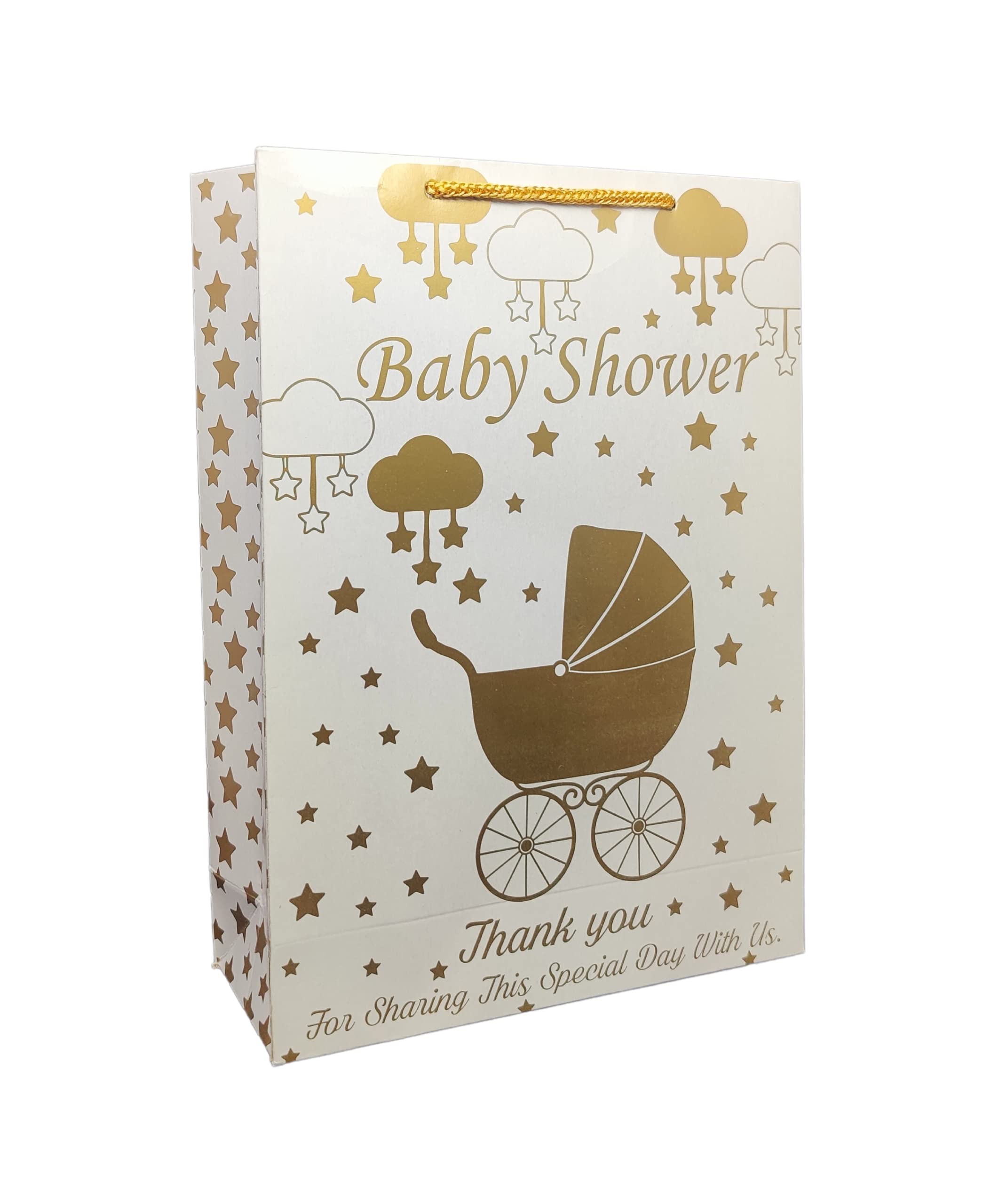 See full amazon price history chart for TASCHE Trolly Baby Shower Design Printed Gold Paper Gift Carry Bags Gift Bags For Return Gifts, Baby Shower Holiday Presents(11 * 8 * 3 Inches)(Pack Of 9) TASCHE Trolly Baby Shower Design Printed Gold Paper Gift Carry Bags Gift Bags For Return Gifts, Baby Shower Holiday Presents(11 * 8 * 3 Inches)(Pack Of 9) (B0C2Q26BH5) Amazon Price History, Amazon Price Tracker