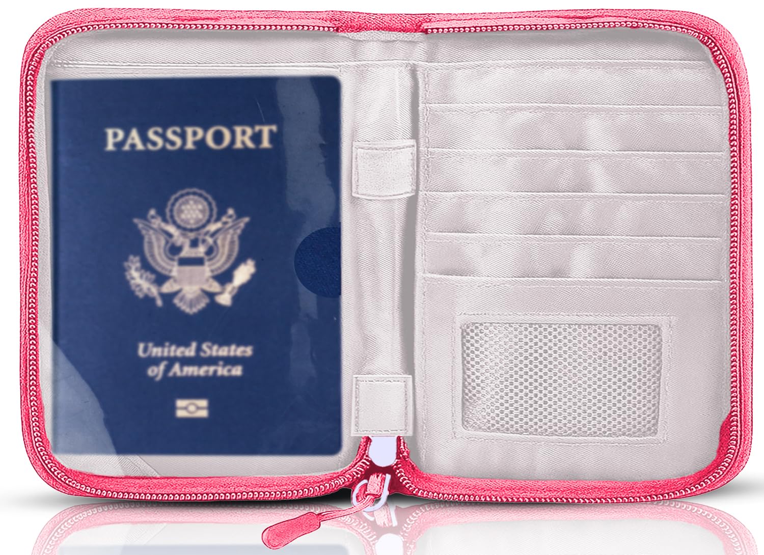 Passport Holder for Travel Essentials, RFID Blocking Protector Passport Wallets, Passport Document Organizer Case for Travel Must Have, Passport Book