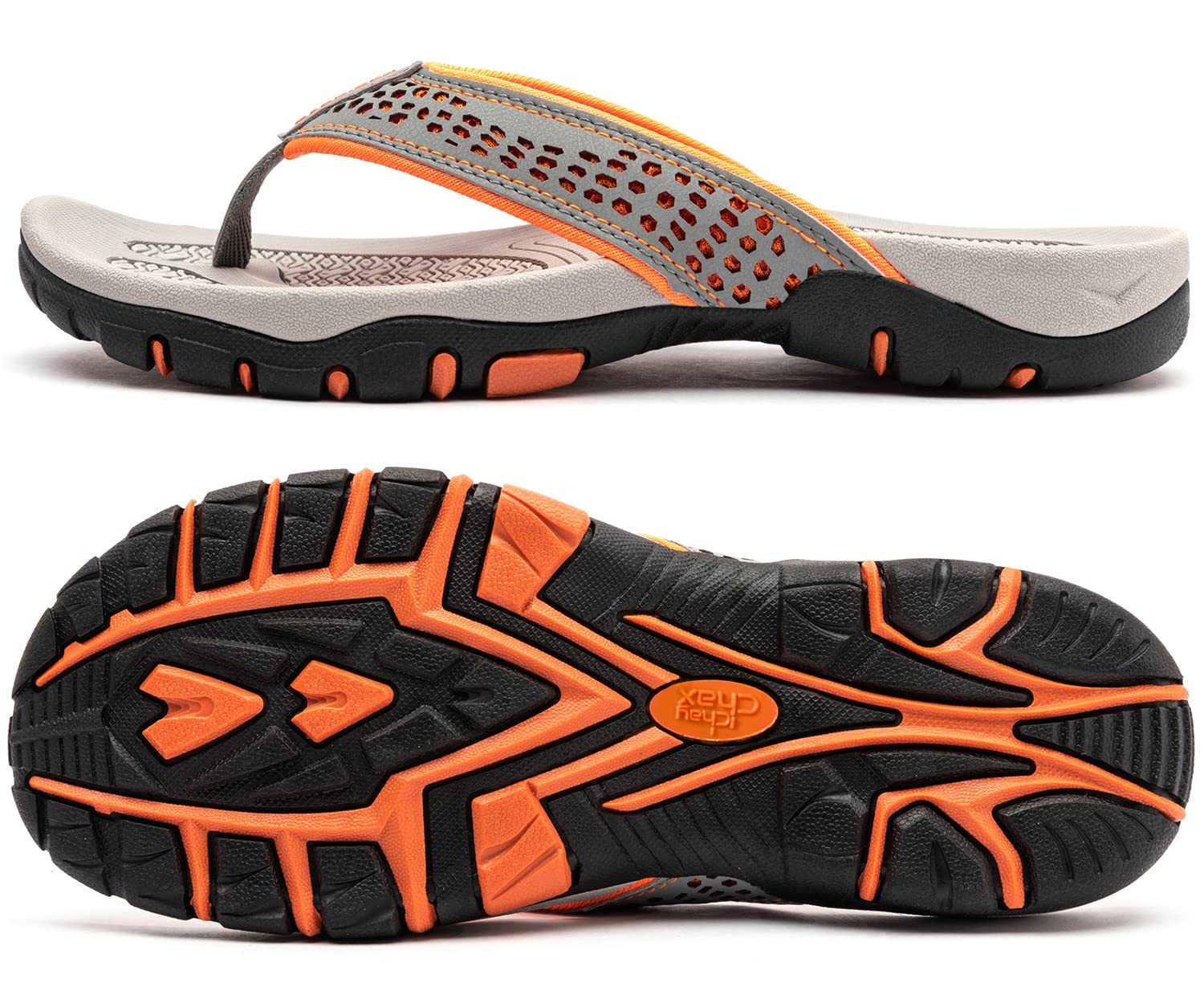 ChayChax Chanclas Hombre Sandalias Deportivo de Playa y Piscina Verano Zapatillas Flip Flops con Suela de Goma